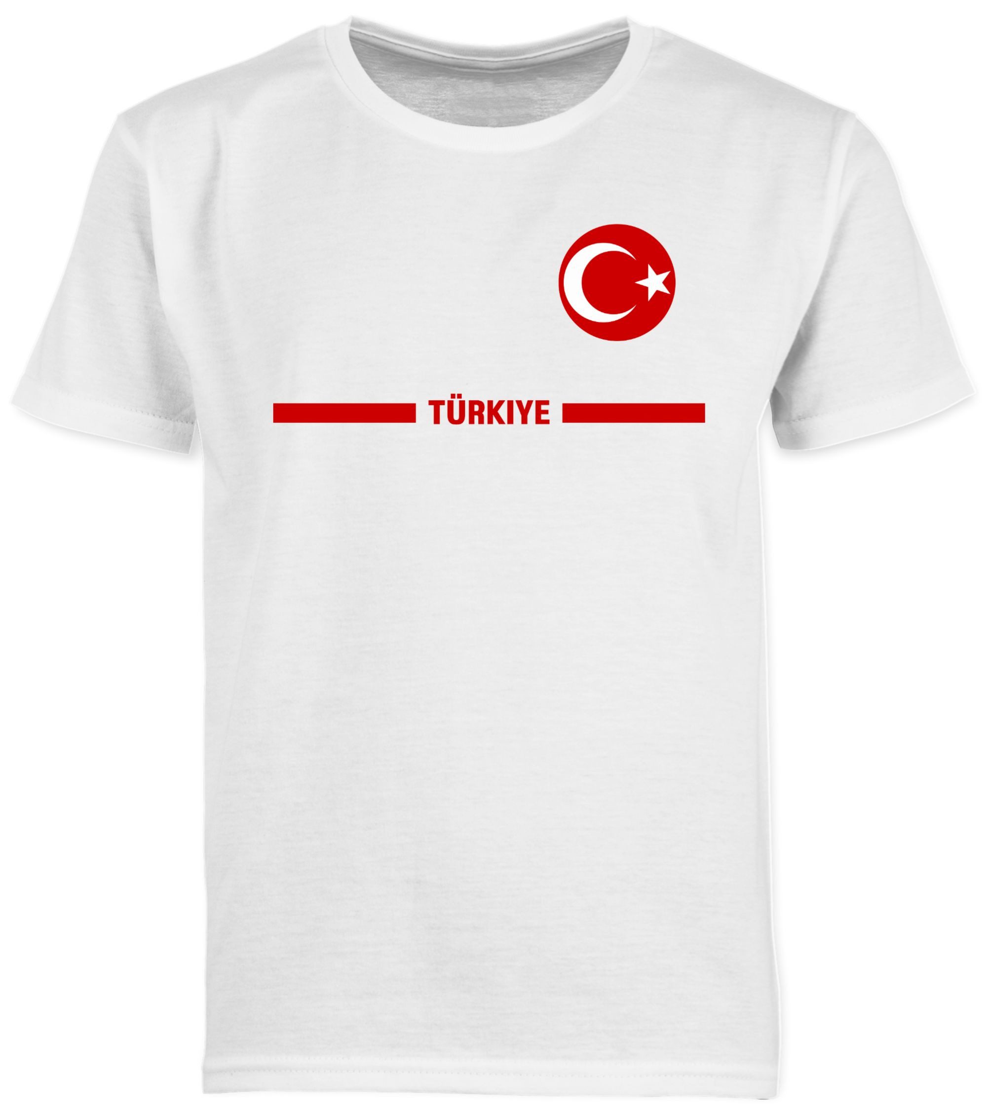 T-Shirt Türkei Trikot Wappen, Türkiye mit Stolz, Türkisches Fan-Motiv