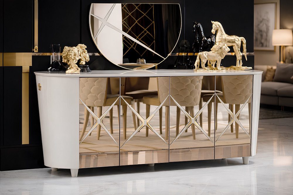 Xlmoebel Kommode Stilvolle n Gold Sideboards – Hochwertige Möbel Sofort (1 St., Kommode), Hergestellt in Europa