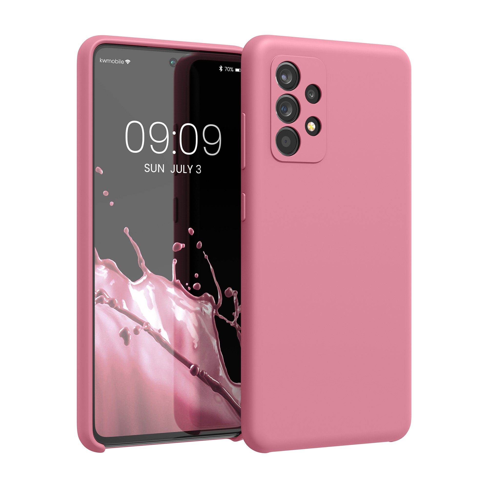 kwmobile Handyhülle Hülle für Samsung Galaxy A52 / A52 5G / A52s 5G, Hülle Silikon gummiert - Handyhülle - Handy Case Cover