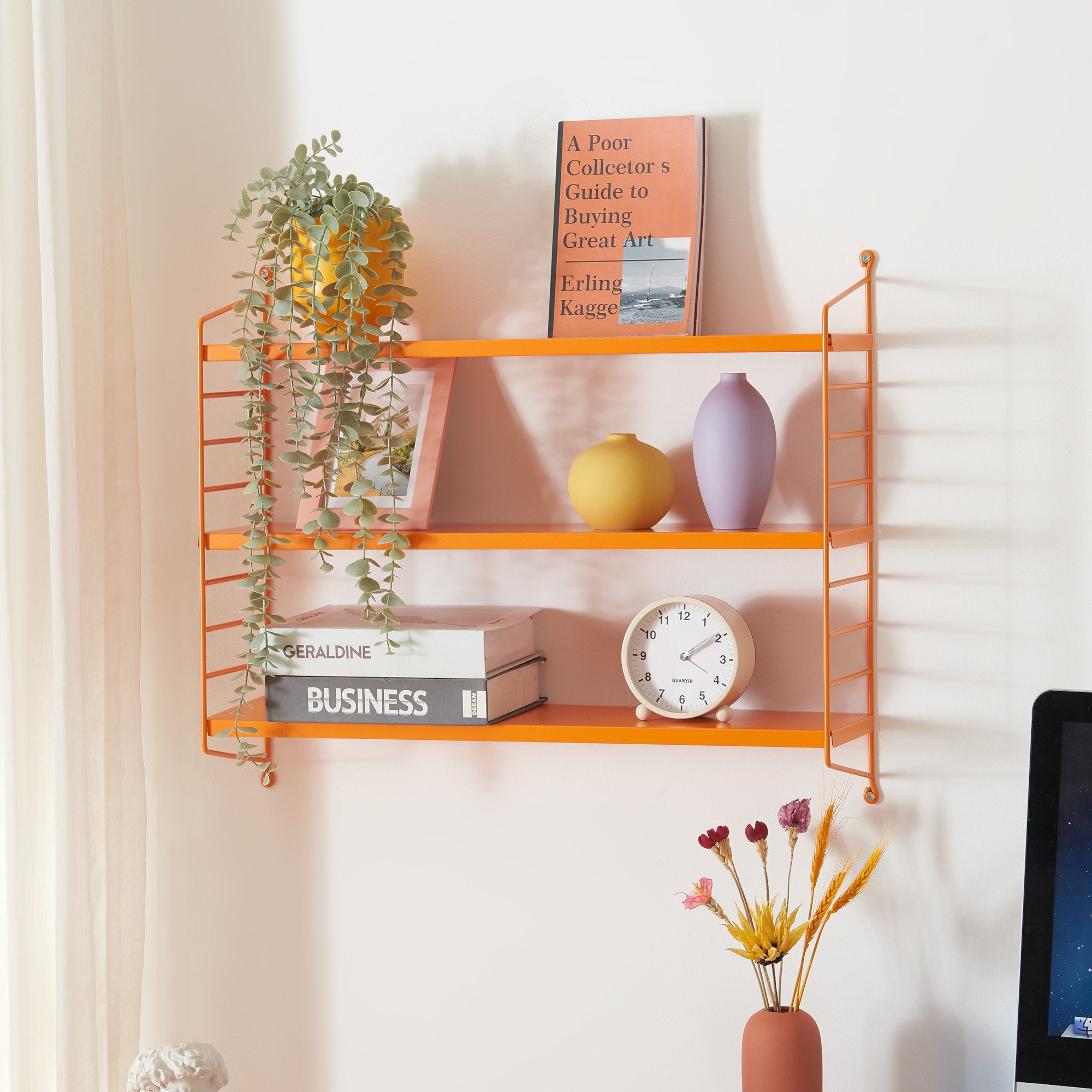 en.casa Wandregal, 1-tlg., »Strängnäs« Orange günstig online kaufen