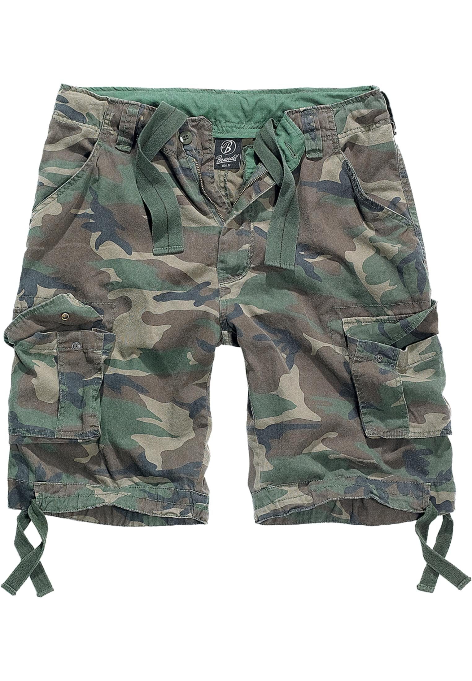 Brandit Stoffhose Herren Urban Legend Cargo Shorts (1-tlg) olive camouflage