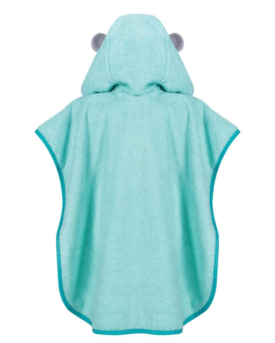 Laynenburg Badeponcho Kinder mit Kapuze - 100% Baumwolle - Strandponcho, Handtuch Poncho aus Frottee für Baby Jungen Mädchen