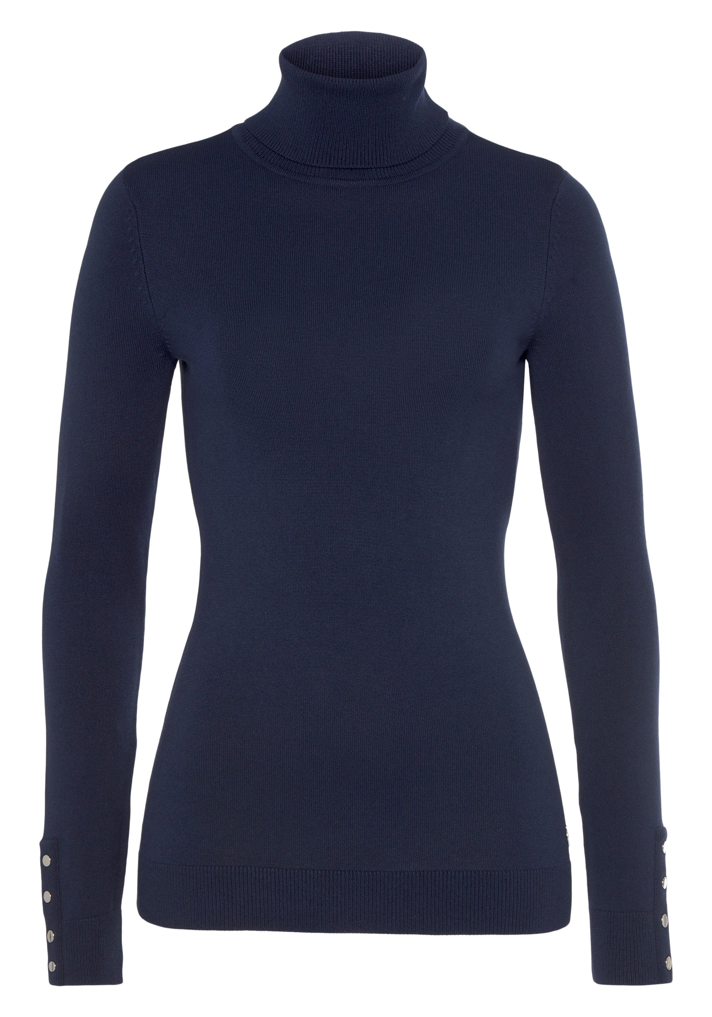 Rollkragenpullover aus angenehmer Viskosemischung