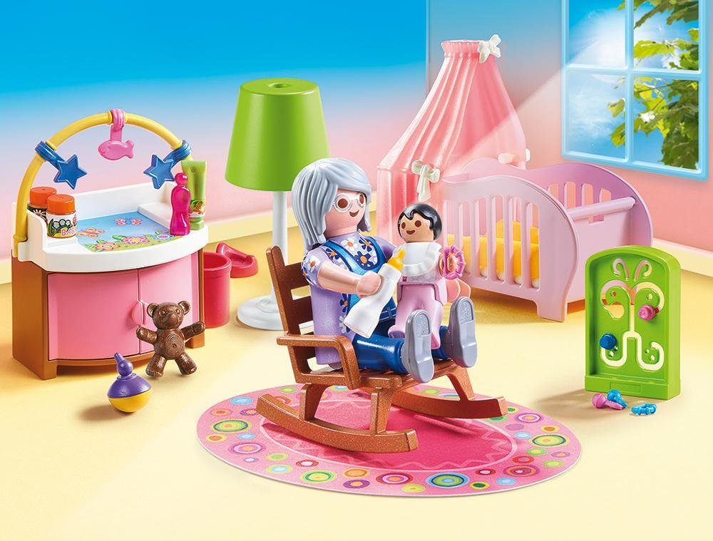 Playmobil® Babyzimmer (70210), Dollhouse Konstruktions-Spielset, (43 St), Made in Germany