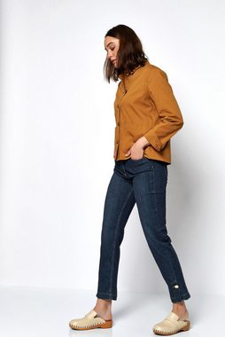 TONI 5-Pocket-Jeans be loved mit Goldknöpfen