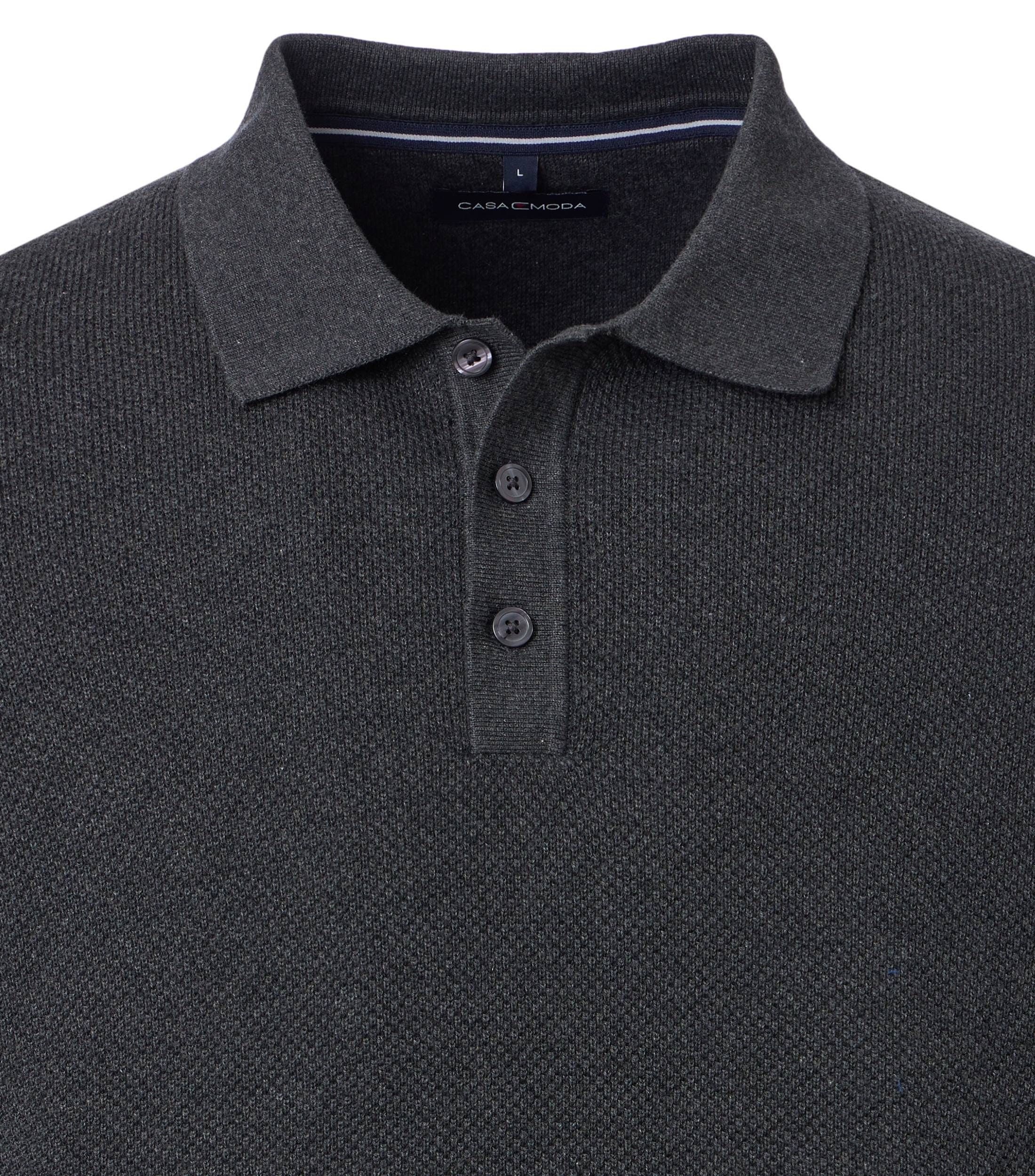 CASAMODA Langarm-Poloshirt günstig online kaufen