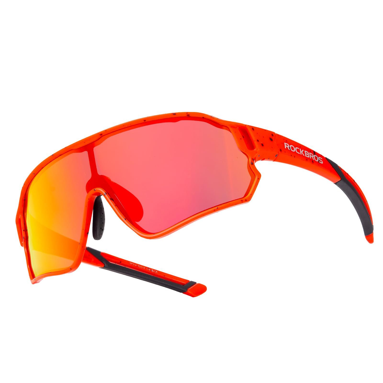 ROCKBROS Fahrradbrille Sportbrille Kinder Jugendliche Outdoor Radfahren TR90 Rahmen, selbsttönend, UV400 Schutz, photochrome Gläser, leicht, rutschfest