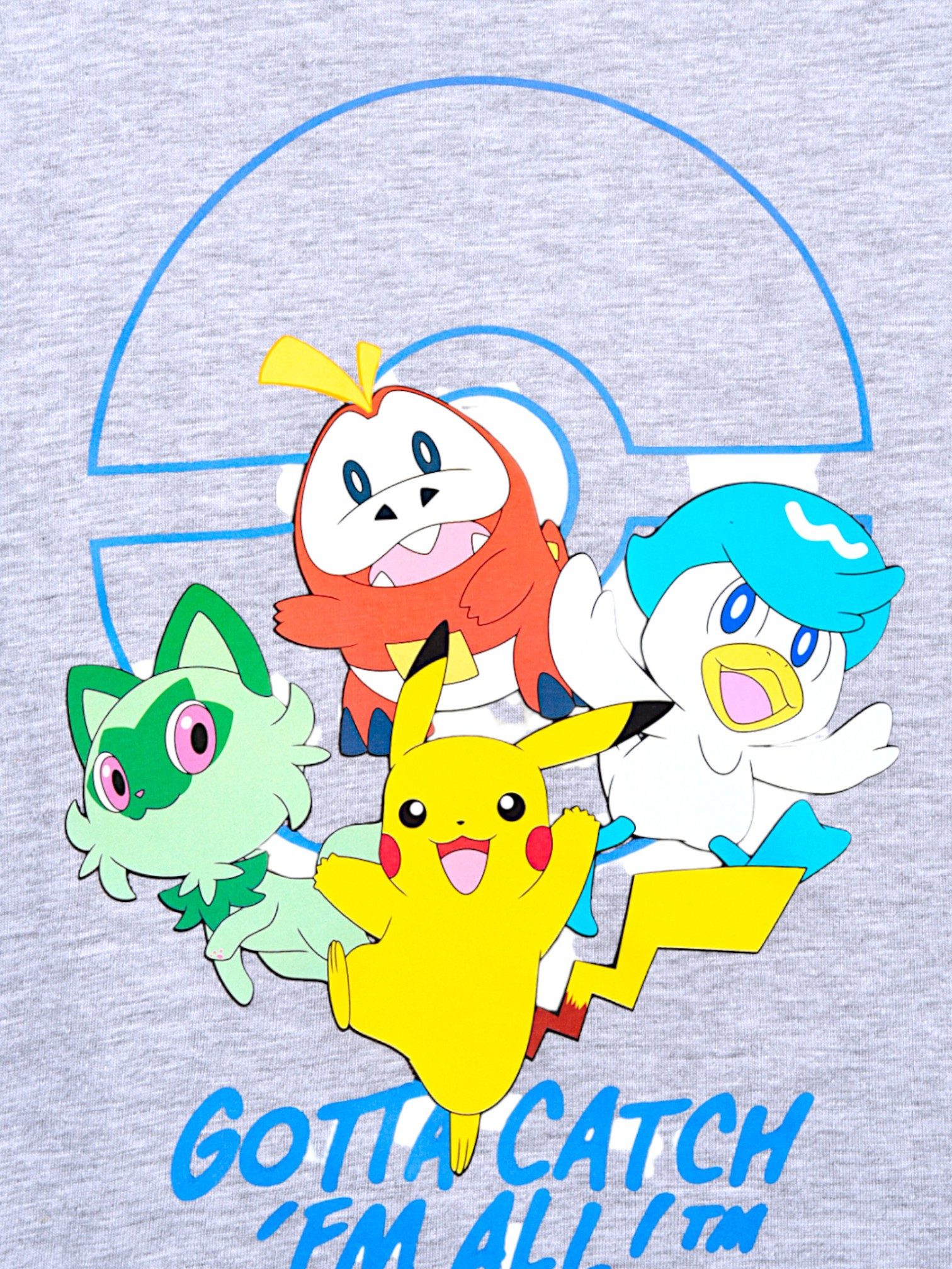 POKÉMON Langarmshirt Pikachu, Glumanda, Schiggy und Bisasam Jungen Shirt aus Baumwolle Gr. 104 - 152 cm