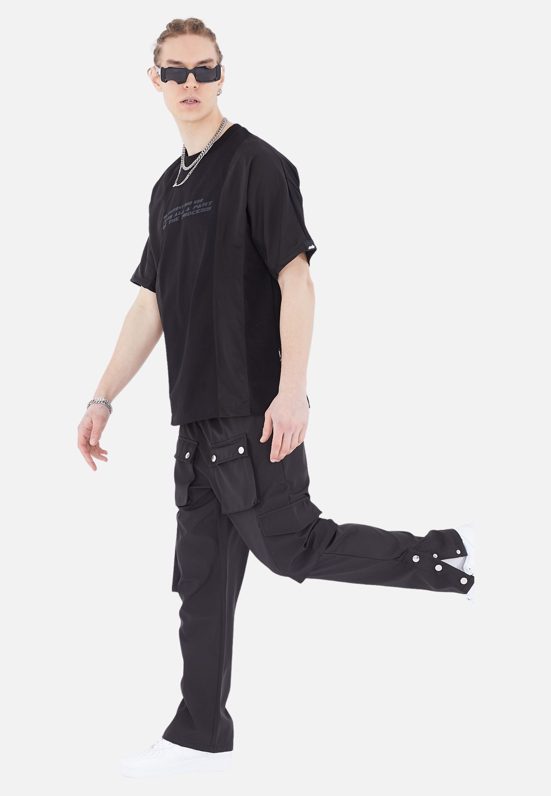 OSSY HOMER Jogginganzug Herren Set T-Shirt Baumwolle 320gsm Jogginghose Jogger