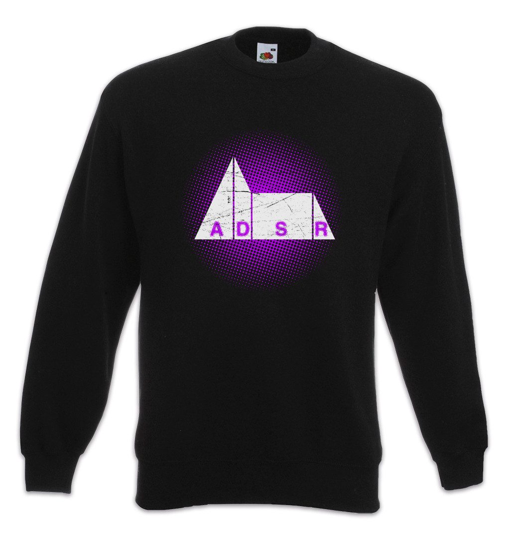 Sweatshirt Synthesizer ADSR III Sweatshirt Electro Techno LFO Musik Music DJ MC