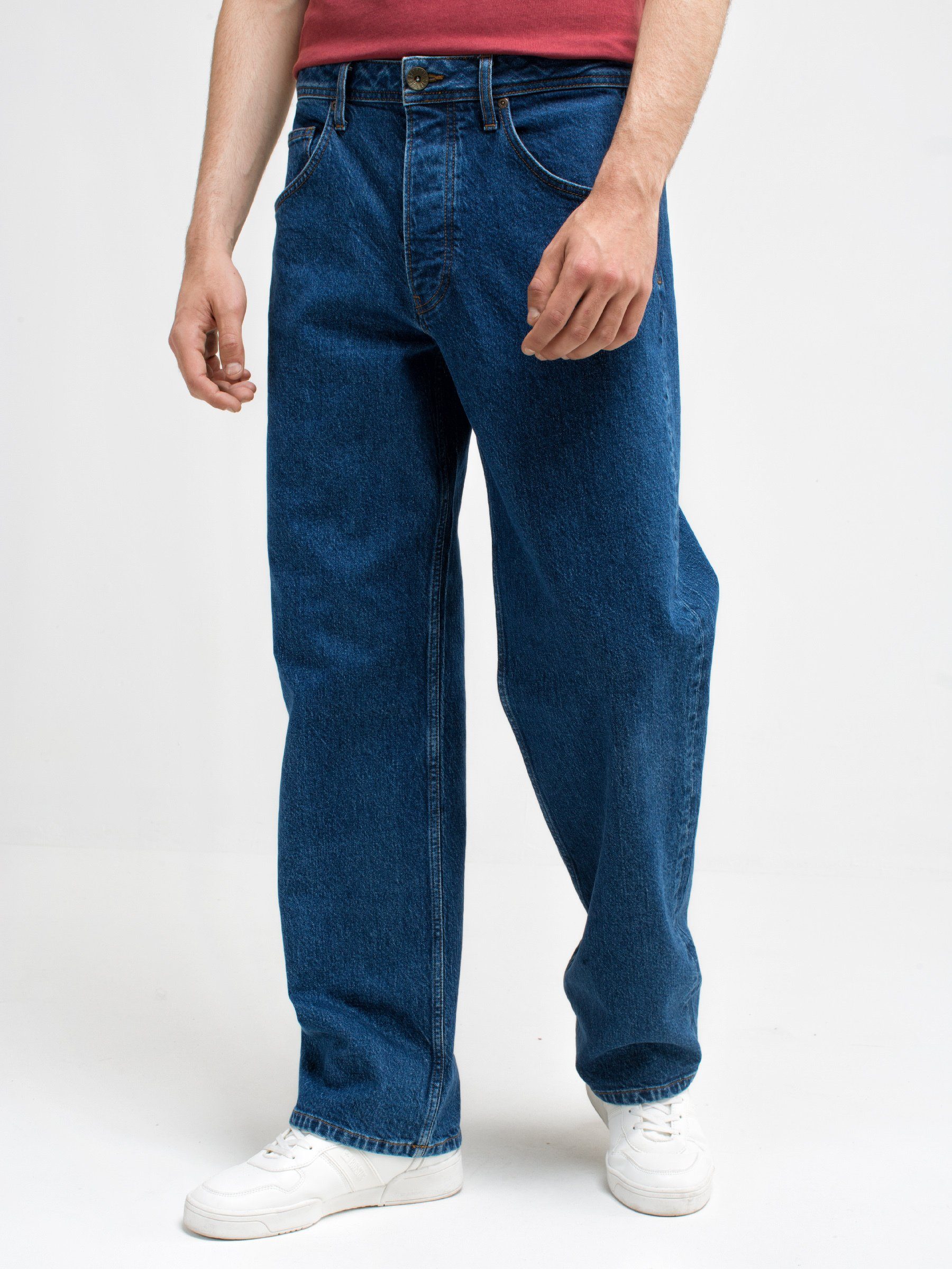 BIG STAR Loose-fit-Jeans SILVERMINE (1-tlg) MARINE