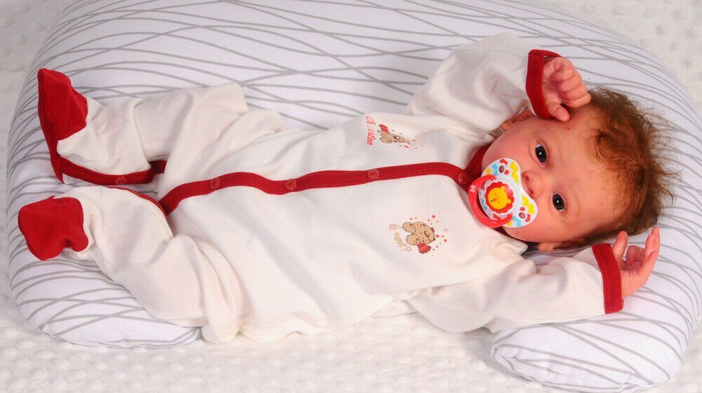 BABY-LAMA Strampler Strampler 62 68 74 80 86 Baby Einteiler Schlafanzug Pyjama