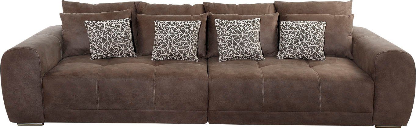 Jockenhöfer Gruppe Big-Sofa Moldau XXL, B: 306 cm, Mega-Sofa, mit 4 Zierkis günstig online kaufen