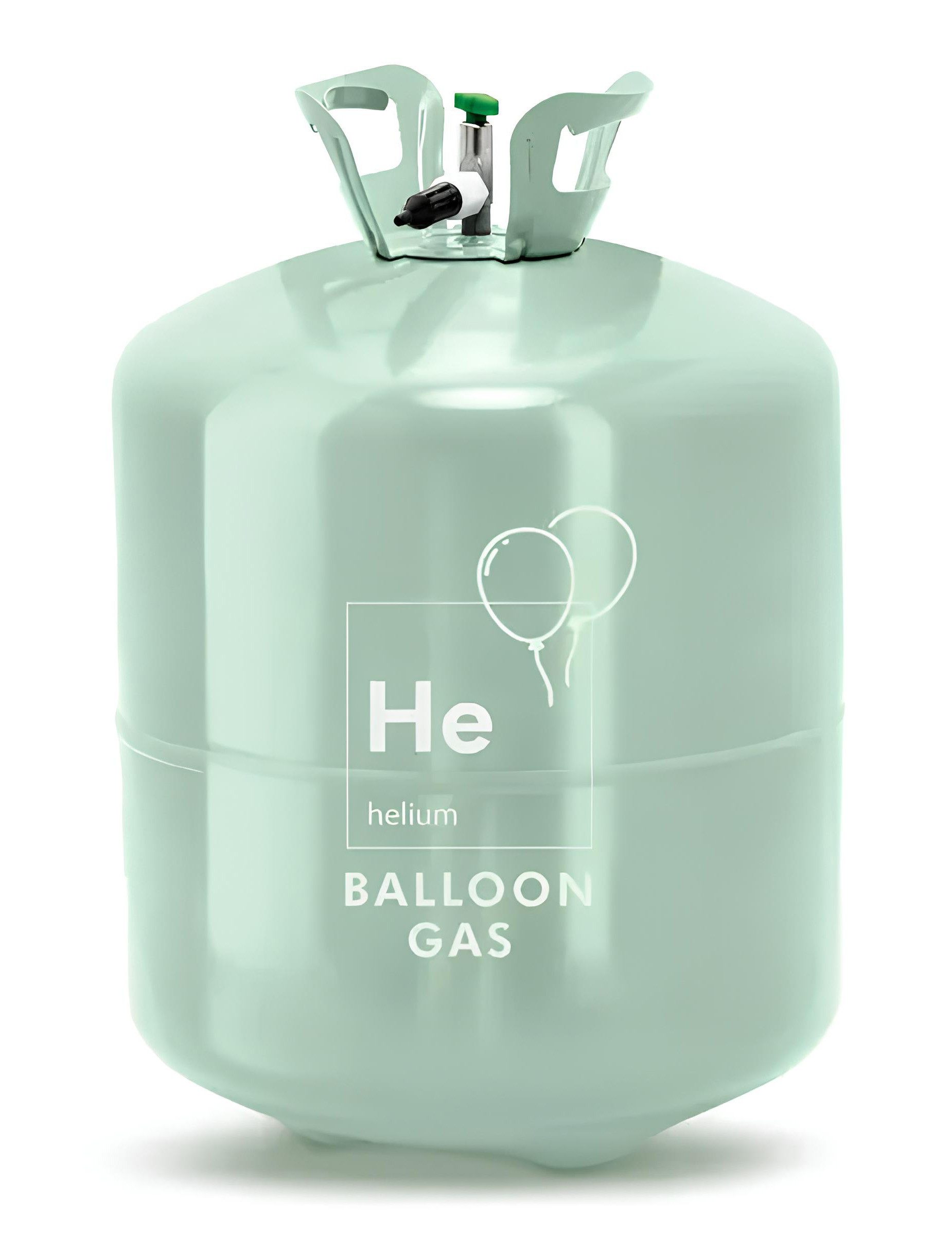 partydeco Kostüm Extra Große Heliumflasche bis zu 90 Ballons