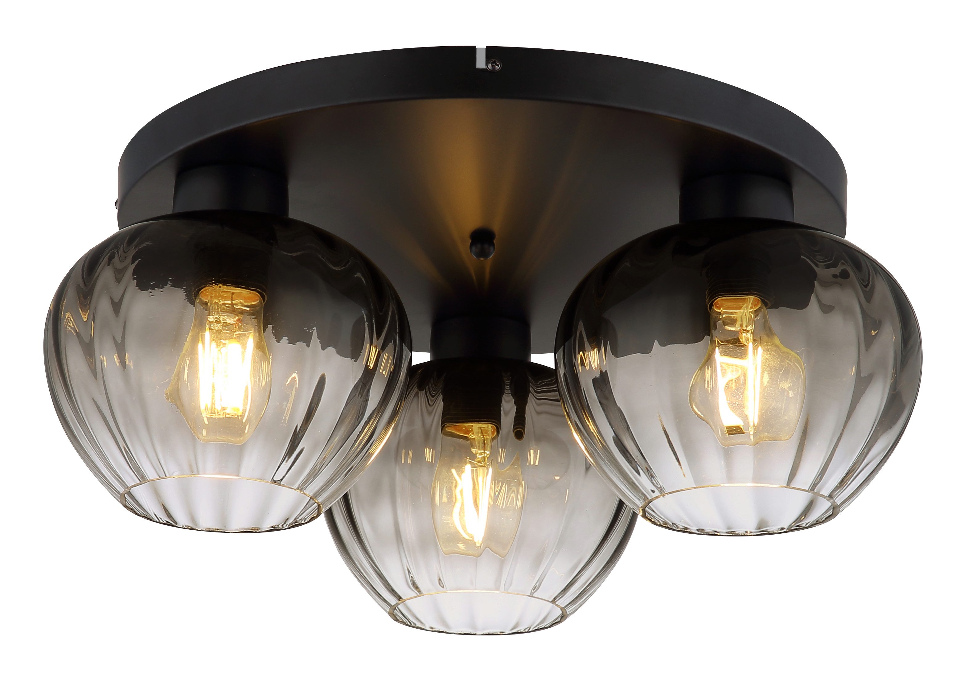 NOWA Deckenleuchte TOY, ohne Leuchtmittel, Deckenlampe, Glas, Wohnzimmer, Esszimmer