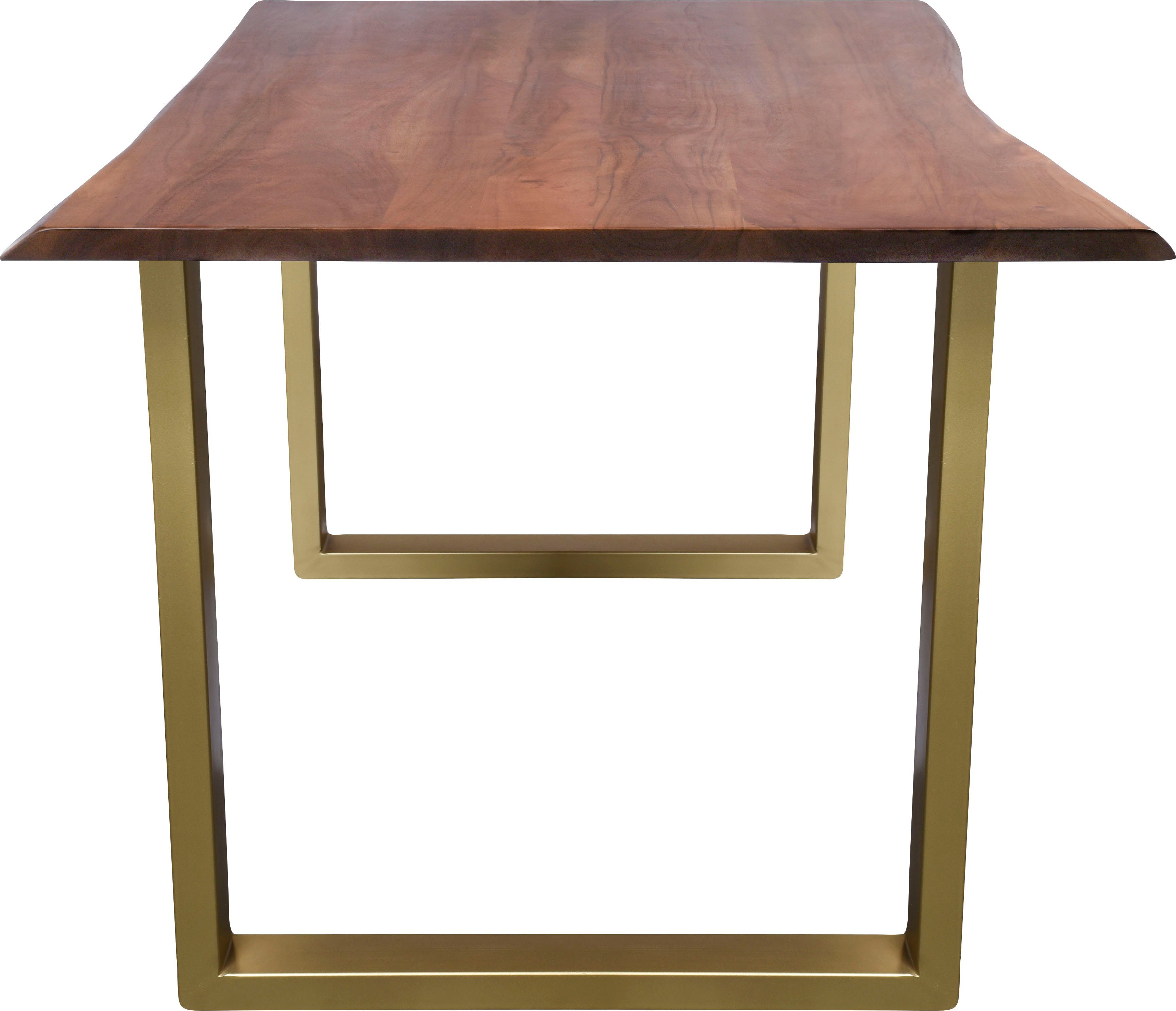 SIT Esstisch Tops&Tables, mit elegantem goldfarbenem Gestell