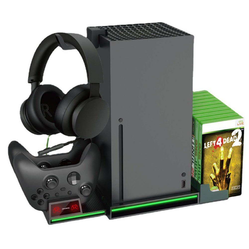 HYTIREBY Xbox SeriesX Konsolen-Ladestation,Series X Ladestation für Controller Zubehor für Xbox Contoller (ONE/XSX/XSS-Konsolen-Ladegerät, für Xbox Series X-Controller)