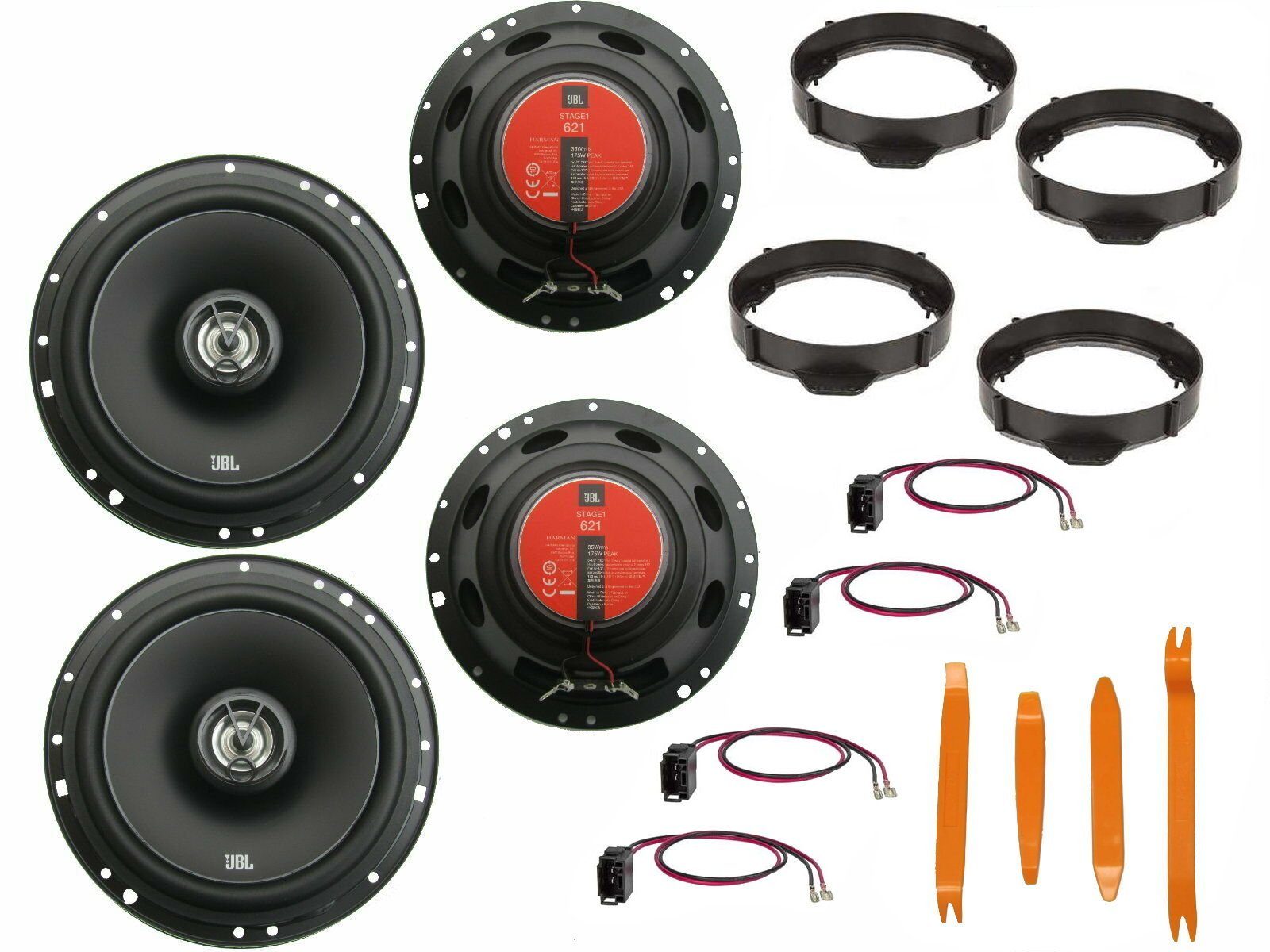 DSX JBL für Mercedes B Klasse W246 Bj 11-18 Boxenl Set Tür vorne + Heck Bü Auto-Lautsprecher (70 W)