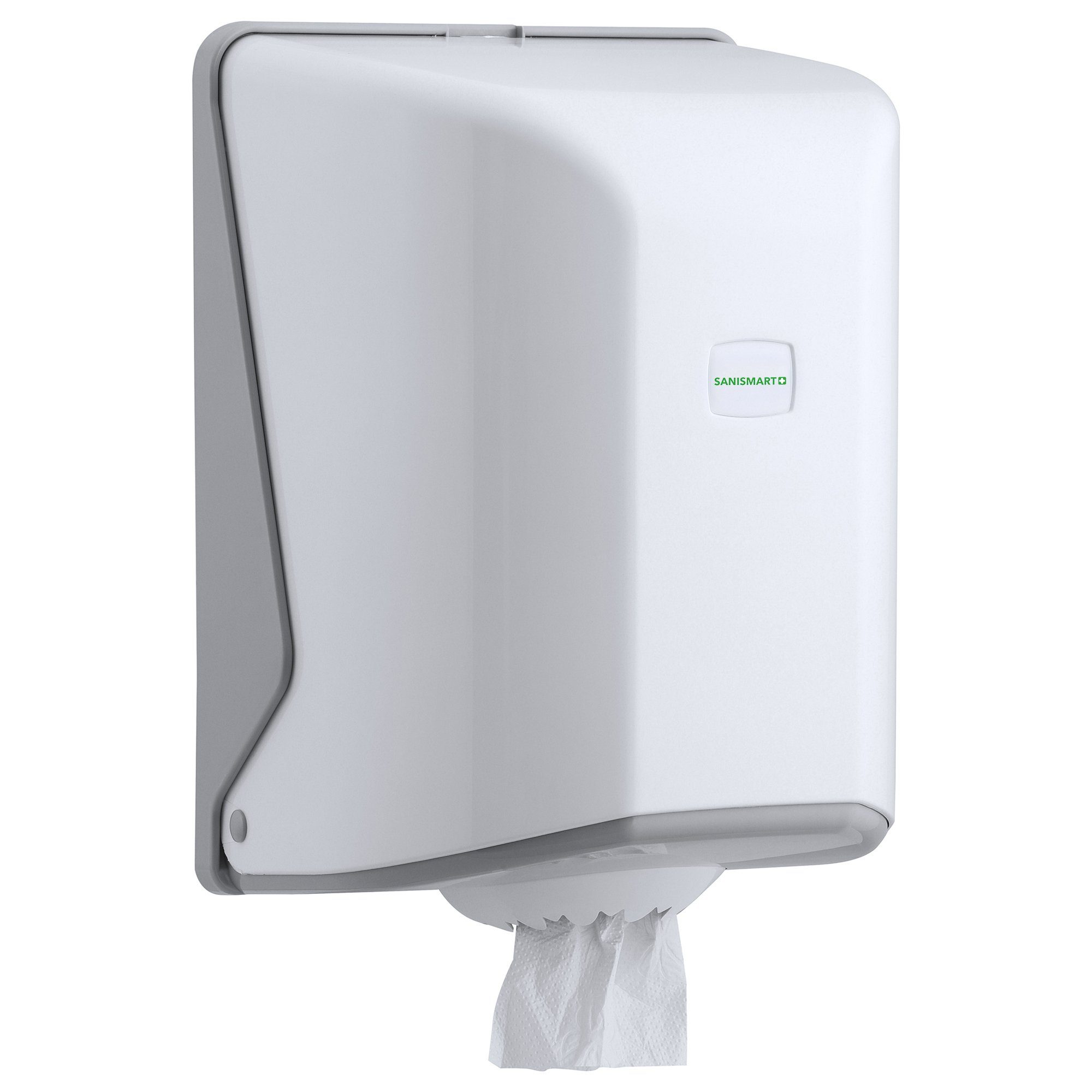 SANISMART Papierhandtuch SANISMART Rollenpapierspender BETULA für nicht-perforierte Papierrollen 19 cm Durchmesser