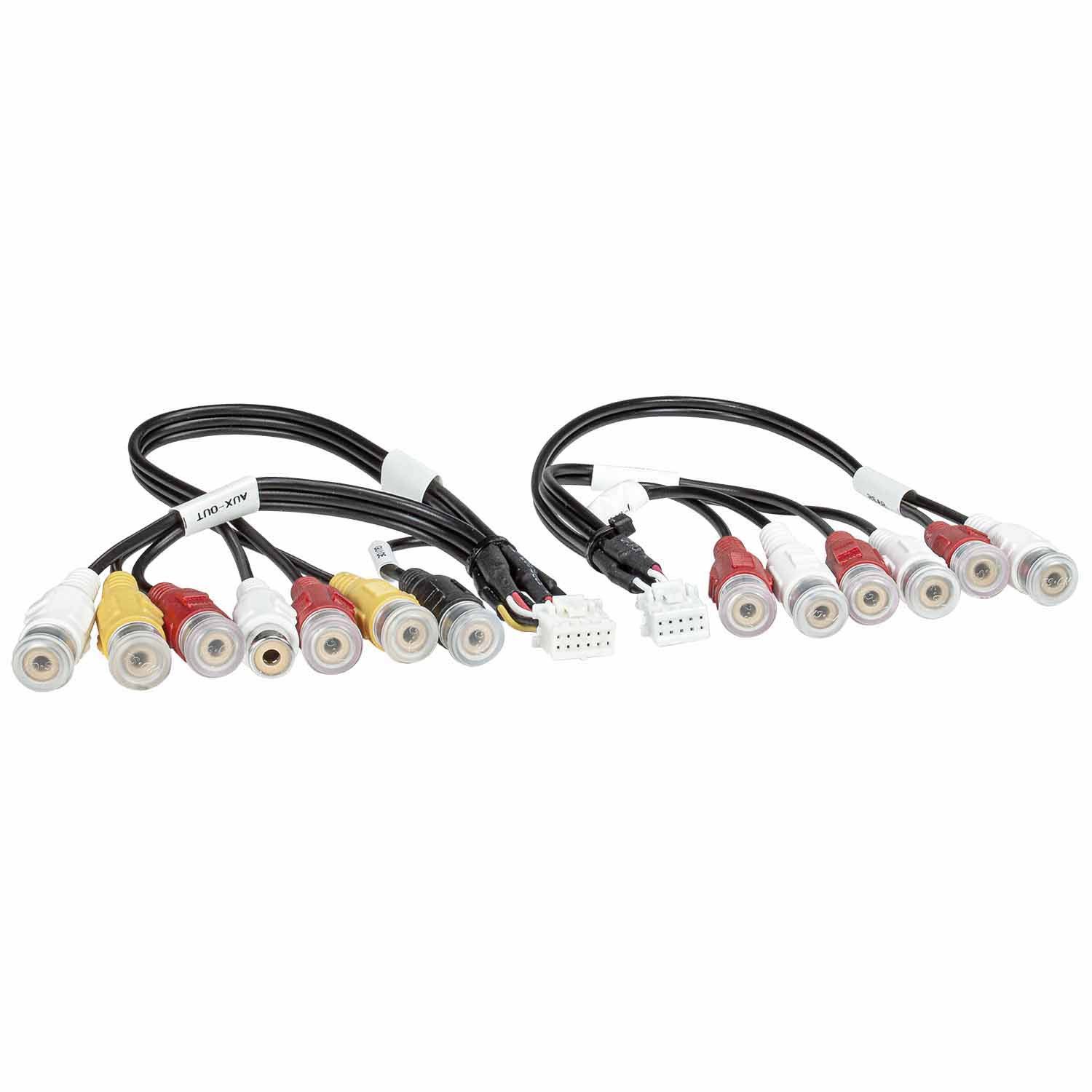 tomzz Audio Originalradio Anschlußkabel 10/12 Pin RCA AV passt zu Alpine INA-W900 KFZ-Adapter