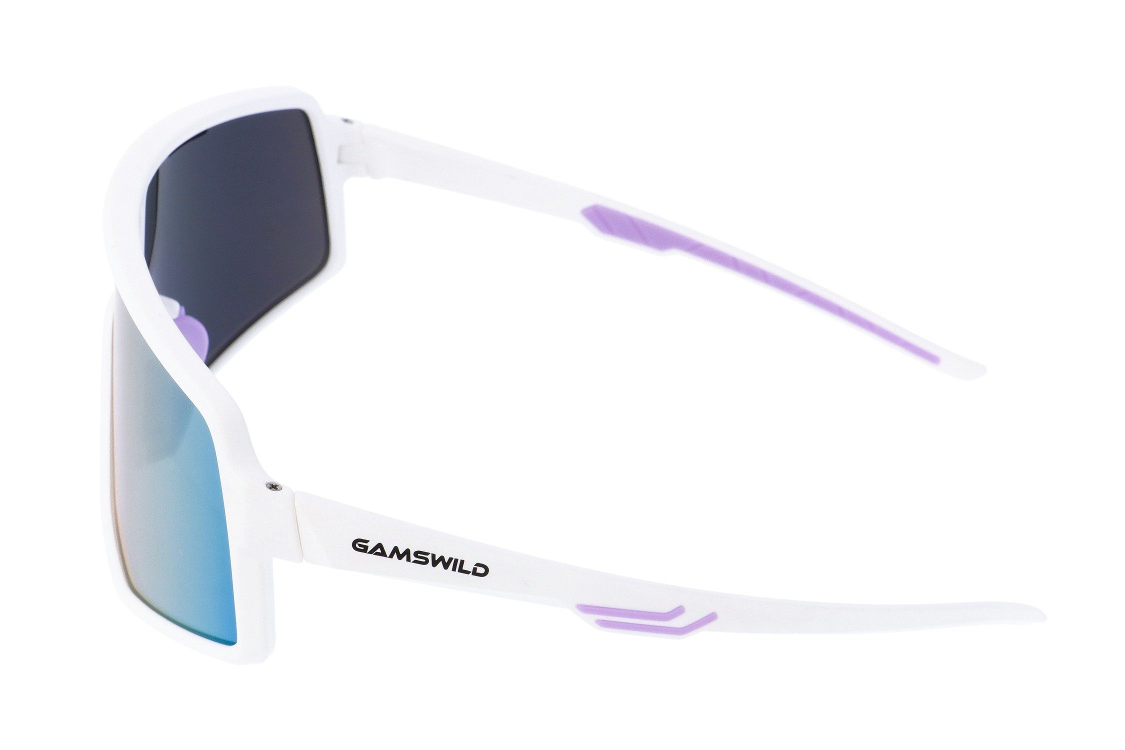 Gamswild Sonnenbrille UV400 Sonnenbrille Fahrradbrille Skibrille TR90 schnelle Brille Damen Herren WS4042 in, lila, blau, schw.-rot, oliv, beere, weiß