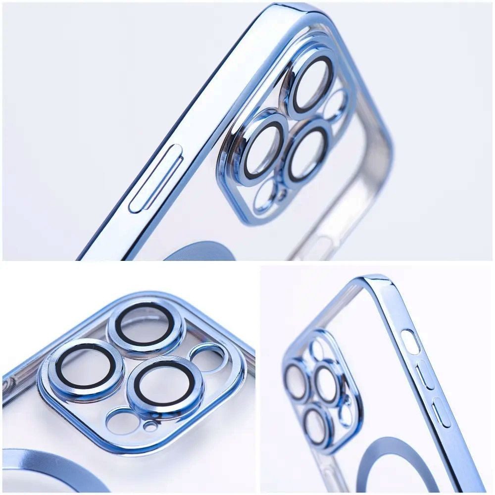 FITSU Handyhülle Schutzhülle für iPhone 17 Pro mit Kameraschutz MagSafe kompatibel 6,3 Zoll, Transparente Schutzhülle für Apple iPhone 17 Pro mit farbigen Rahmen