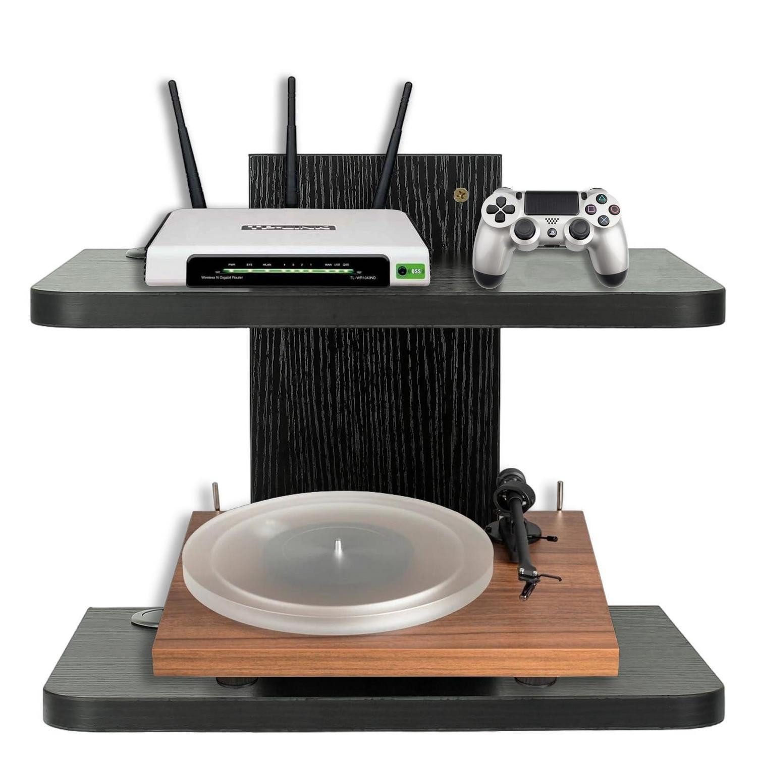 LuxusKollektion TV-Regal Wandregal Multimedia TV Rack, 1-tlg.