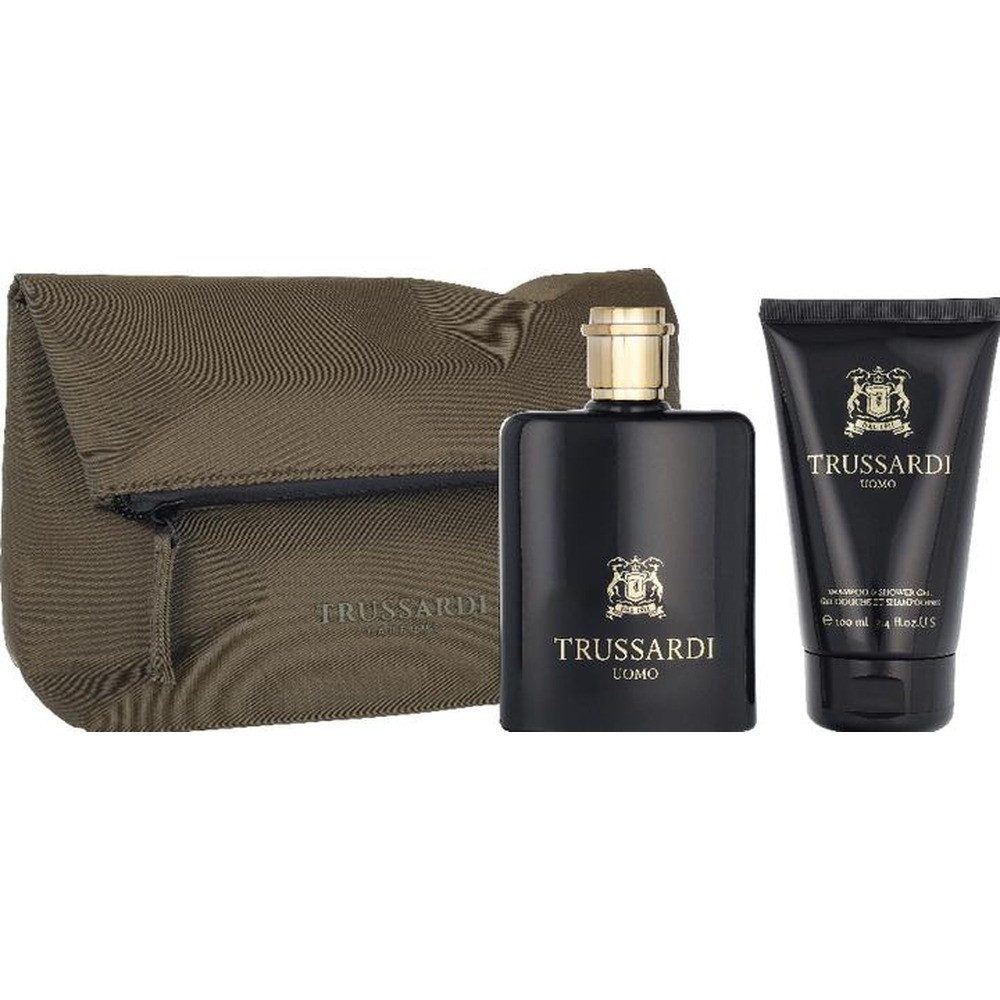 Trussardi Duft-Set Uomo Eau De Toilette 100 ml+Duschgel 100 ml+Beutel