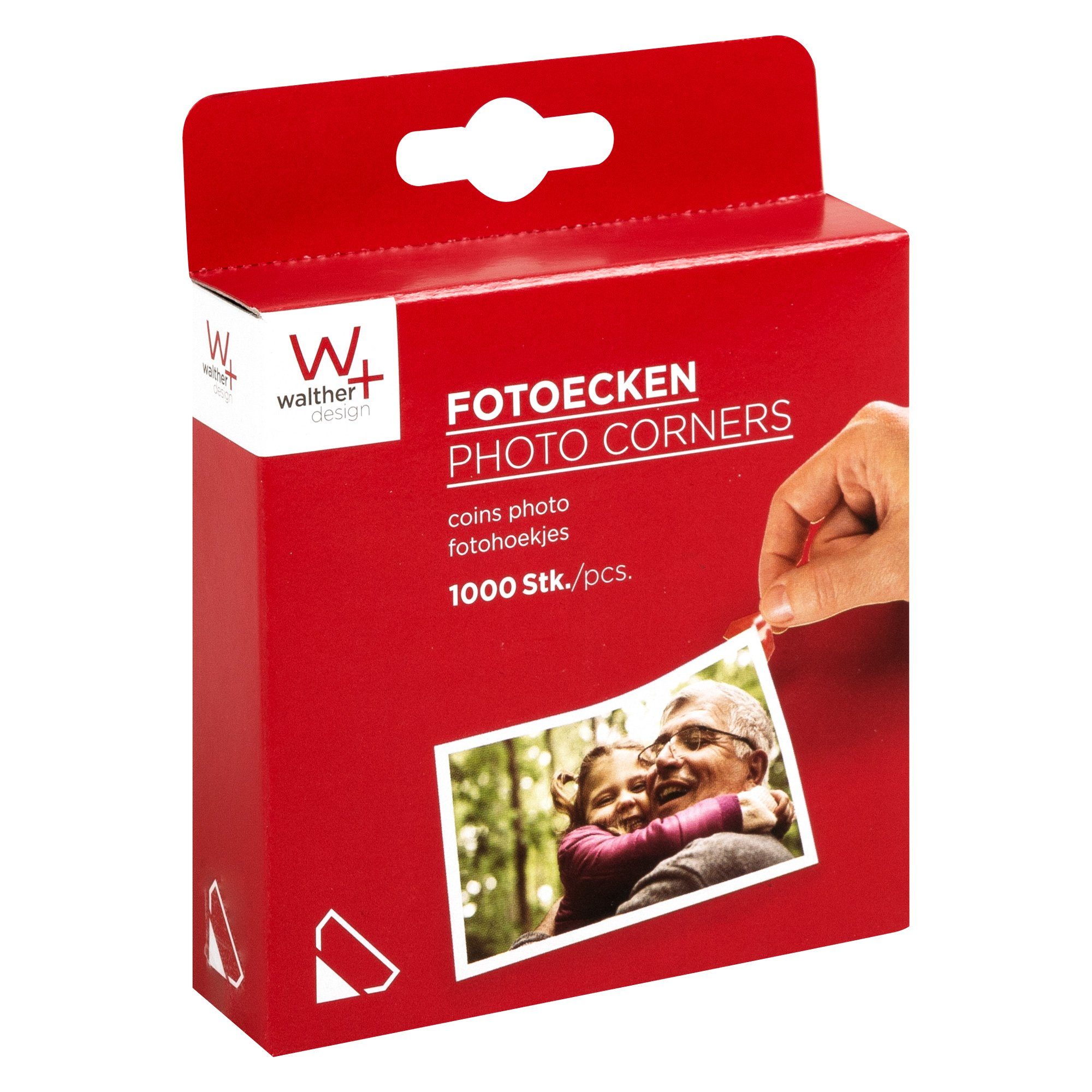 Walther Design Klebstoff Fotoecken FE015TA, (1000-tlg), günstig online kaufen