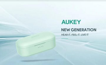 AUKEY Aukey Ep-T21S True Wireless Ohrhörer 35 Stunden Spielzeit, Grün Bluetooth-Kopfhörer (Bluetooth)