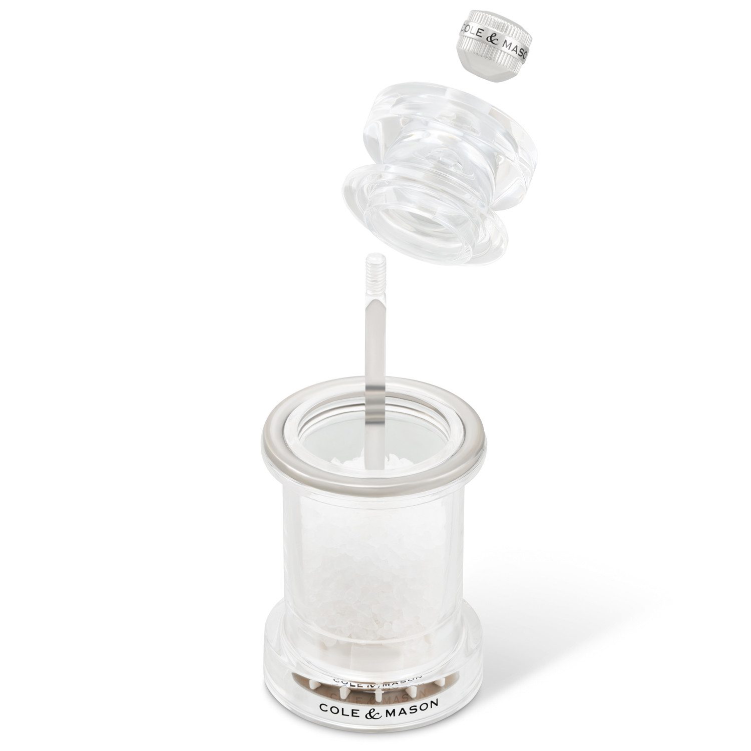 Cole & Mason Salzmühle aus Acryl, 11,8 cm