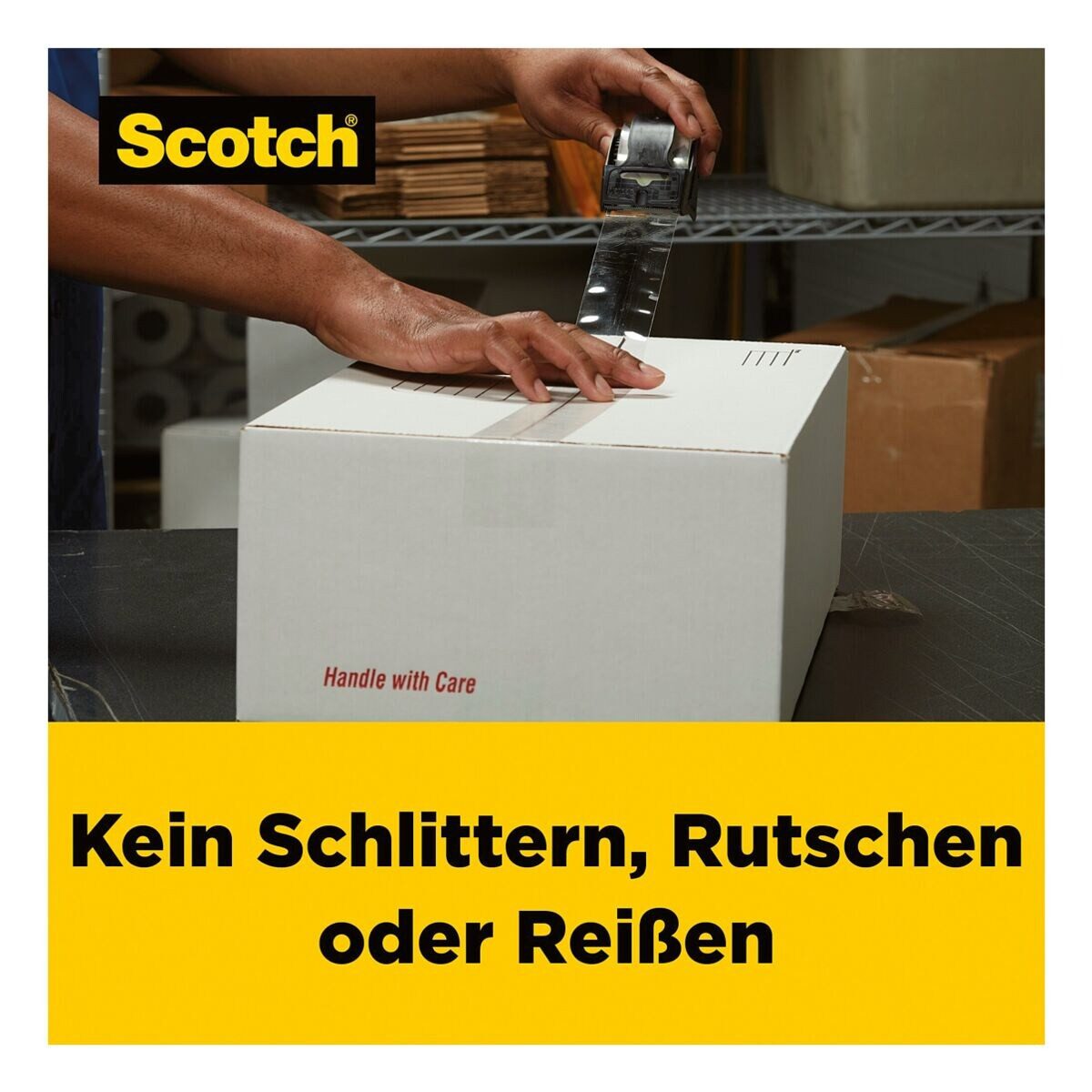 SCOTCH Klebeband Box Lock (3-St) 48 mm x 50 m Packband