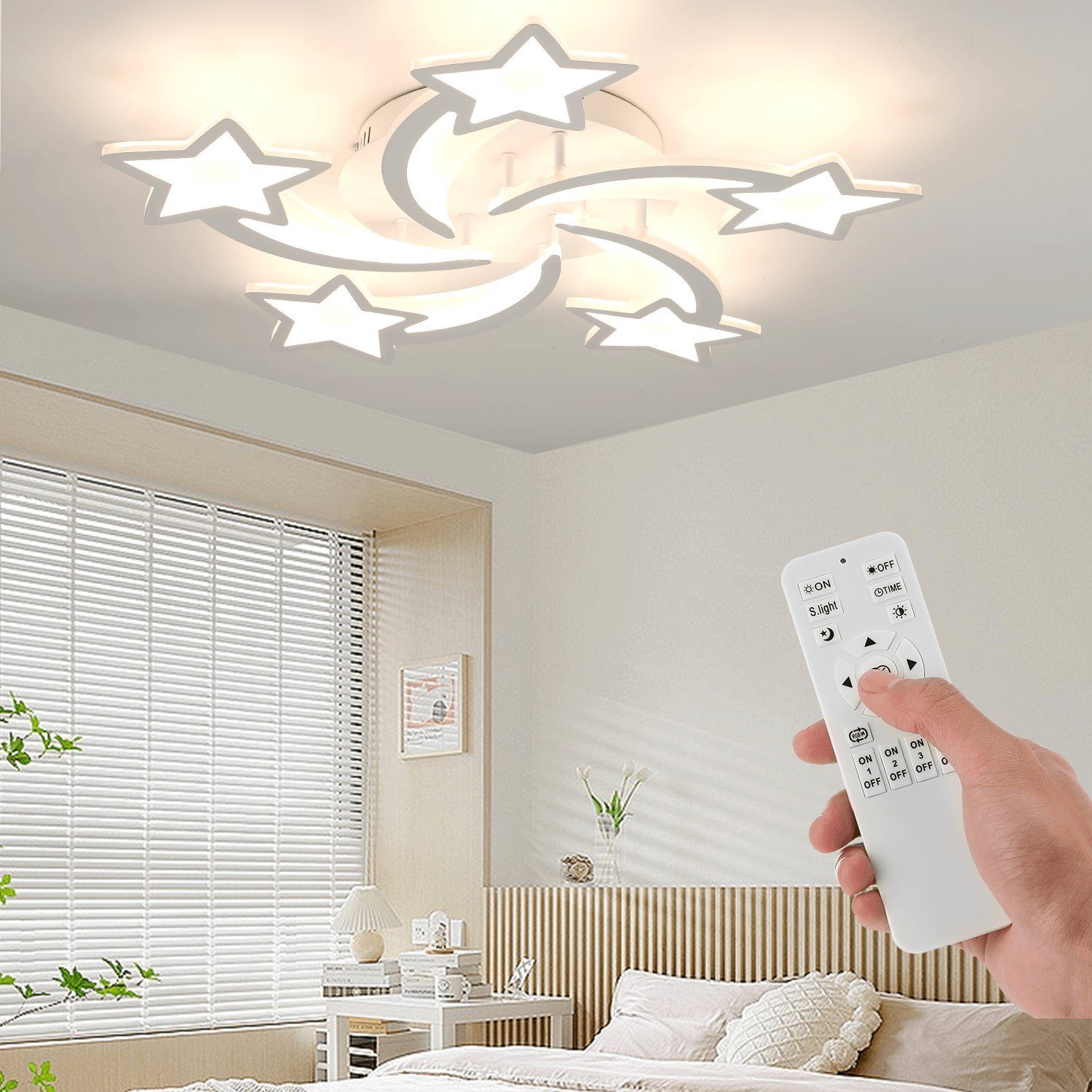 oyajia Deckenleuchte Moderne LED Deckenleuchte, 30/80W günstig online kaufen