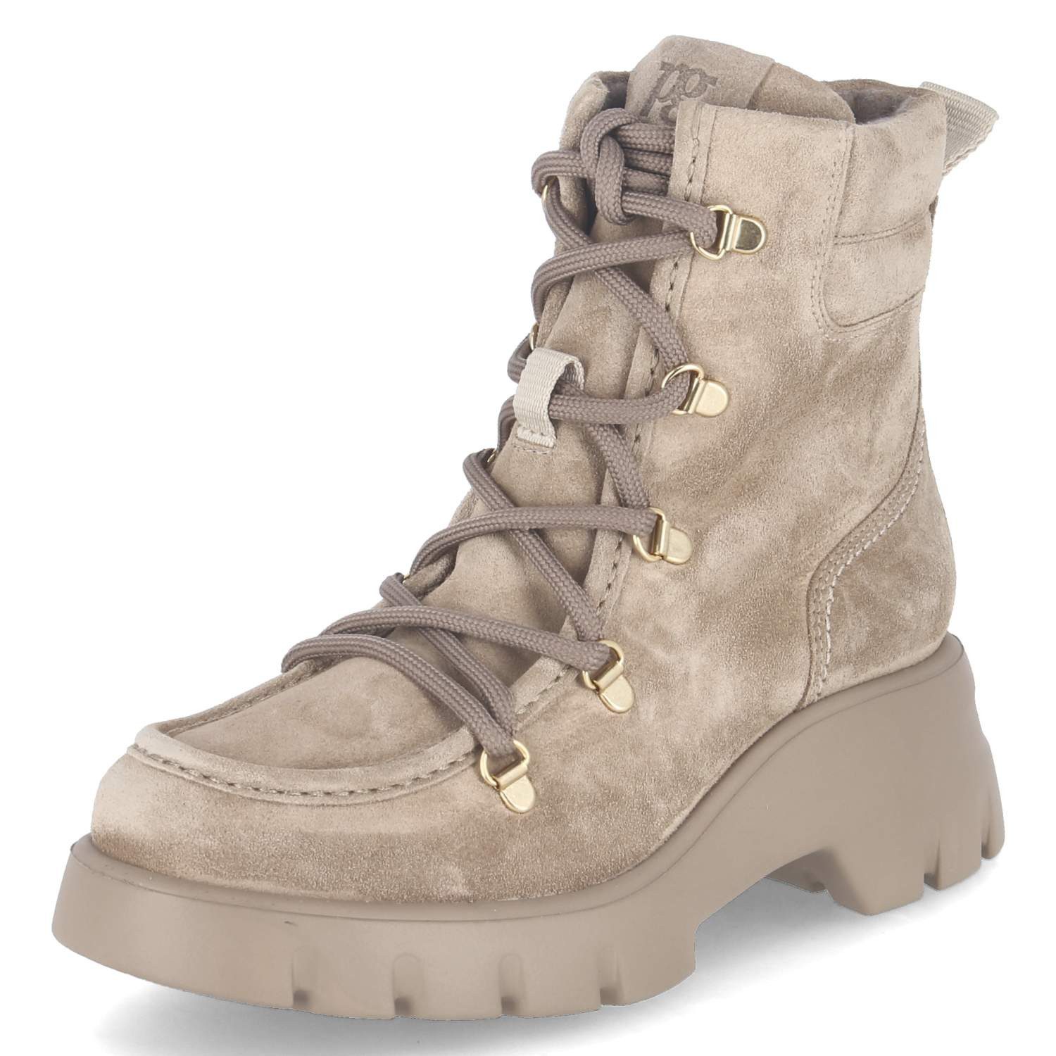 Paul Green Paul Green - female - 8237-00 - Rauleder - braun Schnürstiefel günstig online kaufen