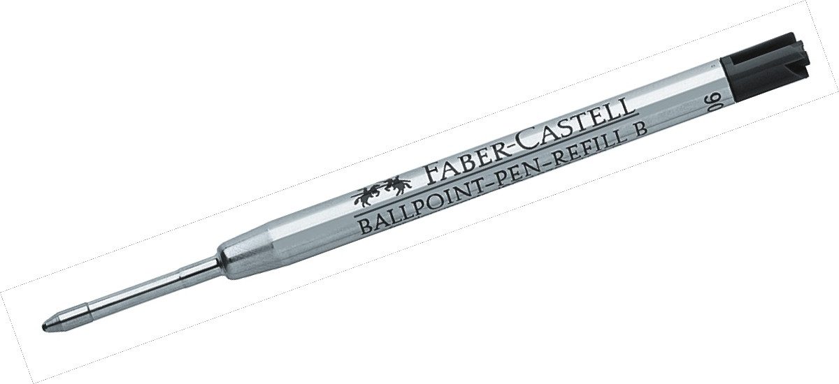 Faber-Castell Kugelschreiber Großraummine Parkersystem 0,5mm schwarz (10 Stück)