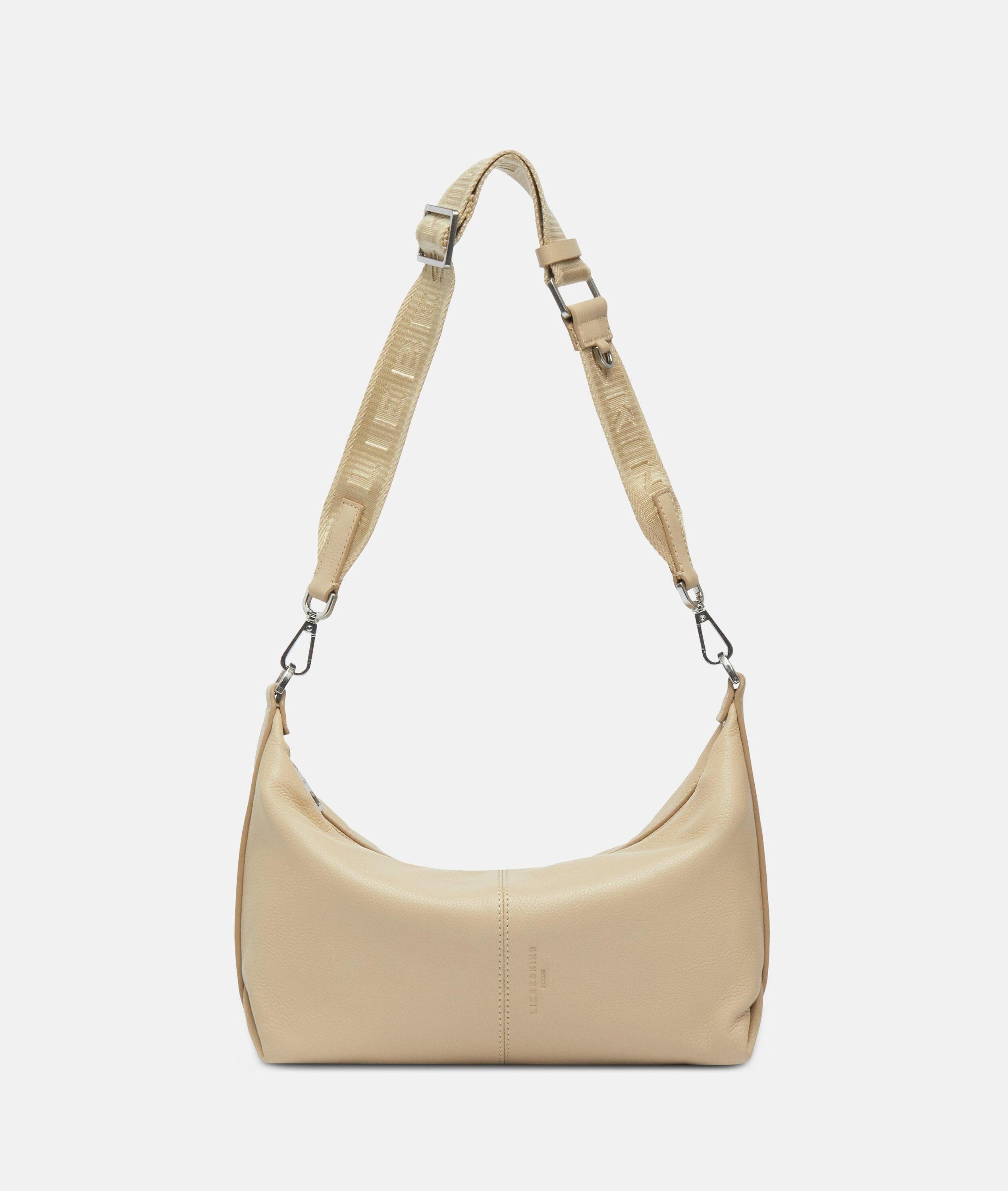 Liebeskind Berlin Schultertasche Hobo, Handliche Schultertasche aus Rindsleder