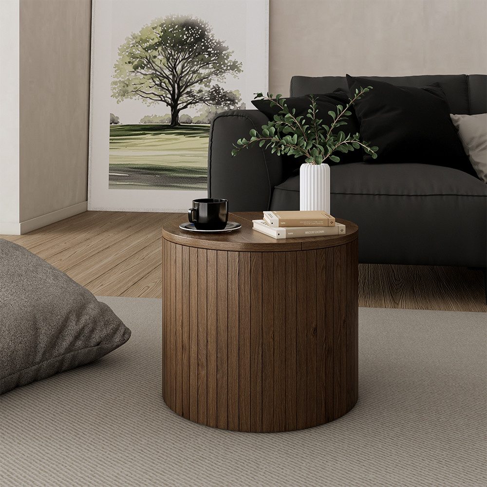 Vicco Couchtisch Tavilo, Walnuss, 38 x 38 cm günstig online kaufen