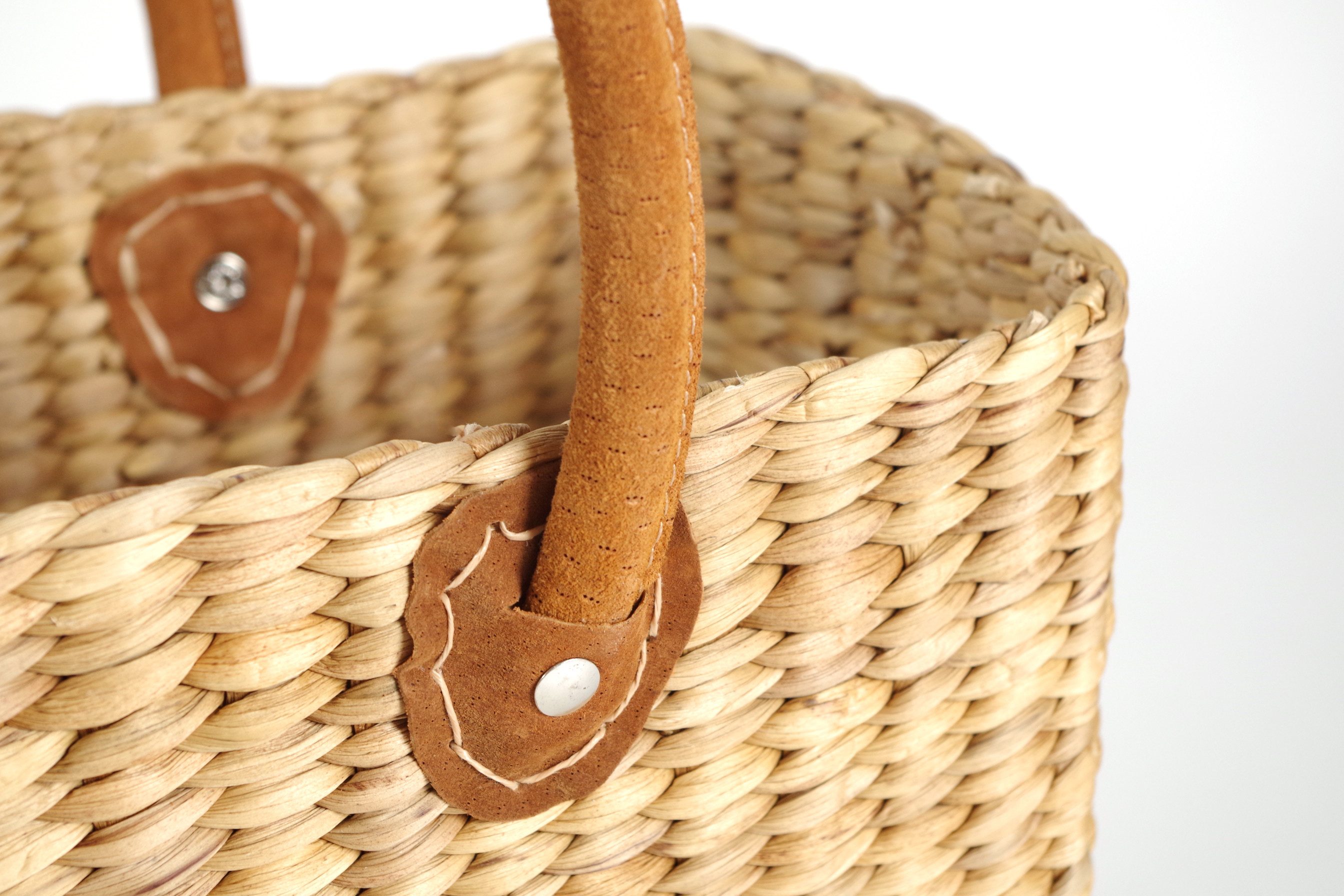 Kobolo Shopper Korbtasche aus Wasserhyazinthe Gr2 günstig online kaufen