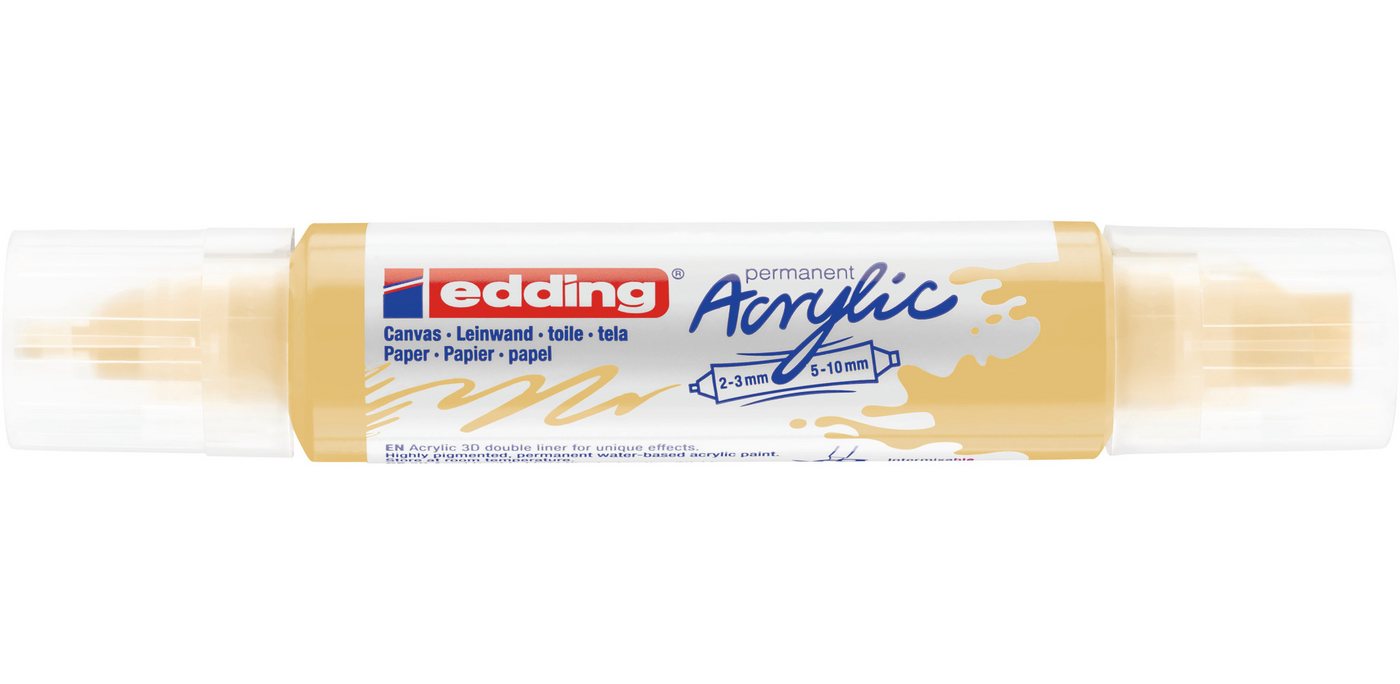 Thumbnail - edding Marker 5400 Double Liner, 3D, Strichbreite 2 mm - 3 mm und 5 mm - 10 mm