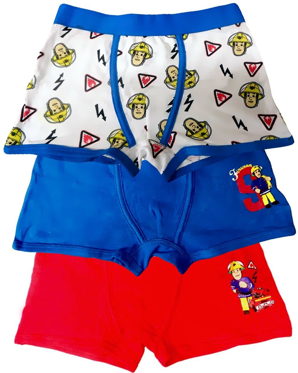 Feuerwehrmann Sam Boxer Fireman Sam 6 x Jungen Боксерские мужские трусы, боксерки Unterhose Feuerwehrmann Sam Mega Pack Set Kindershorts Unterwäsche Размер 110 116 122 128