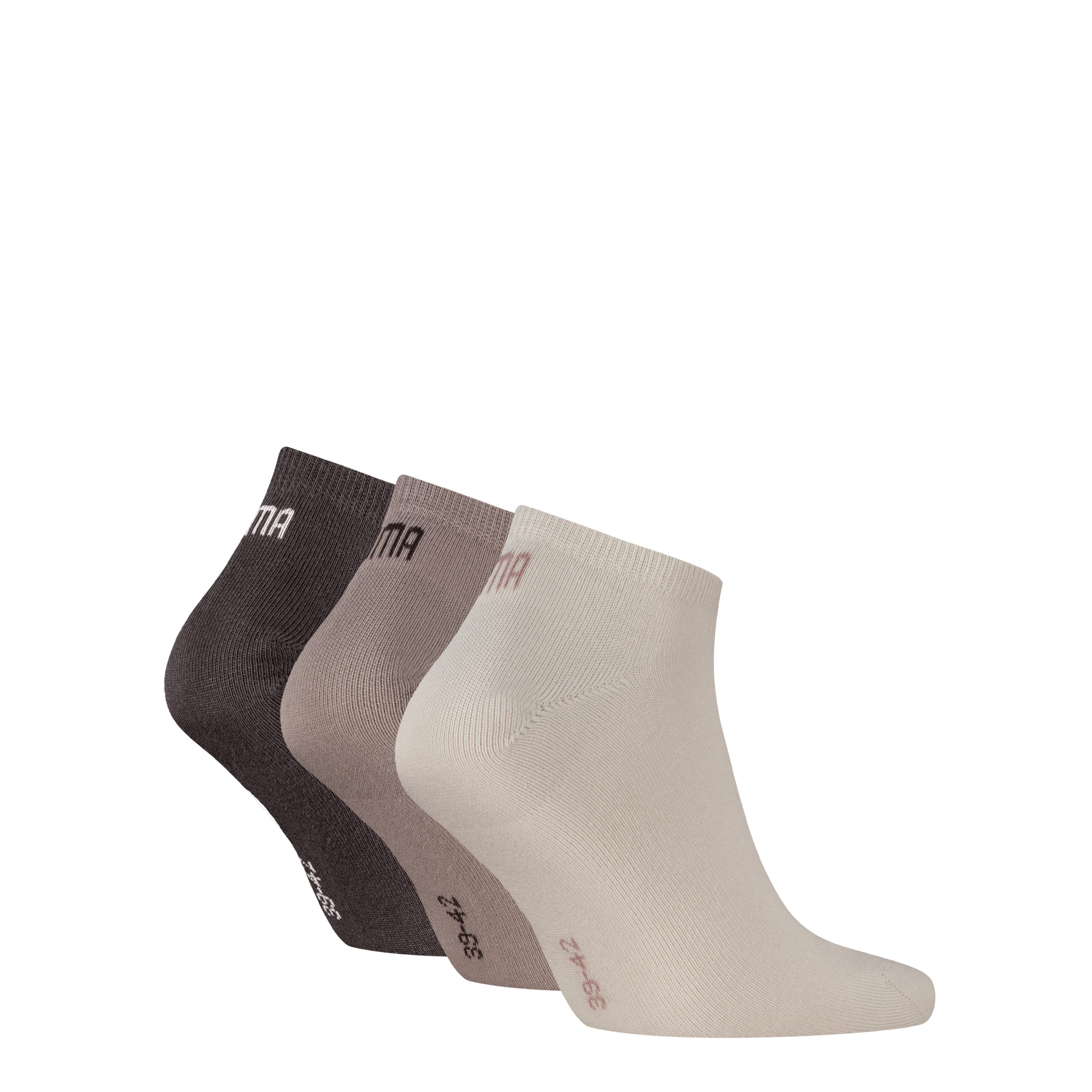 PUMA Sneakersocken PUMA UNISEX SNEAKER PLAIN (3 Paar) mit kleinem Logo