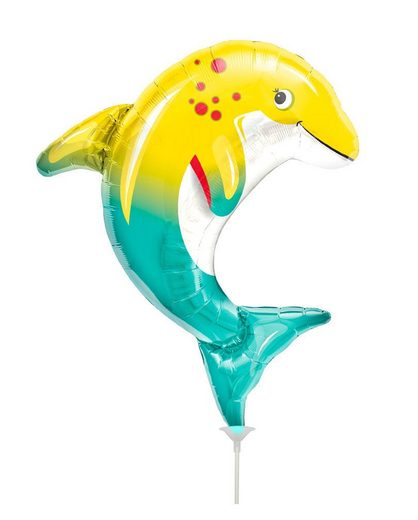 Horror-Shop Folienballon »Kleiner Folienballon mit Lustiger Delfin als Motiv«