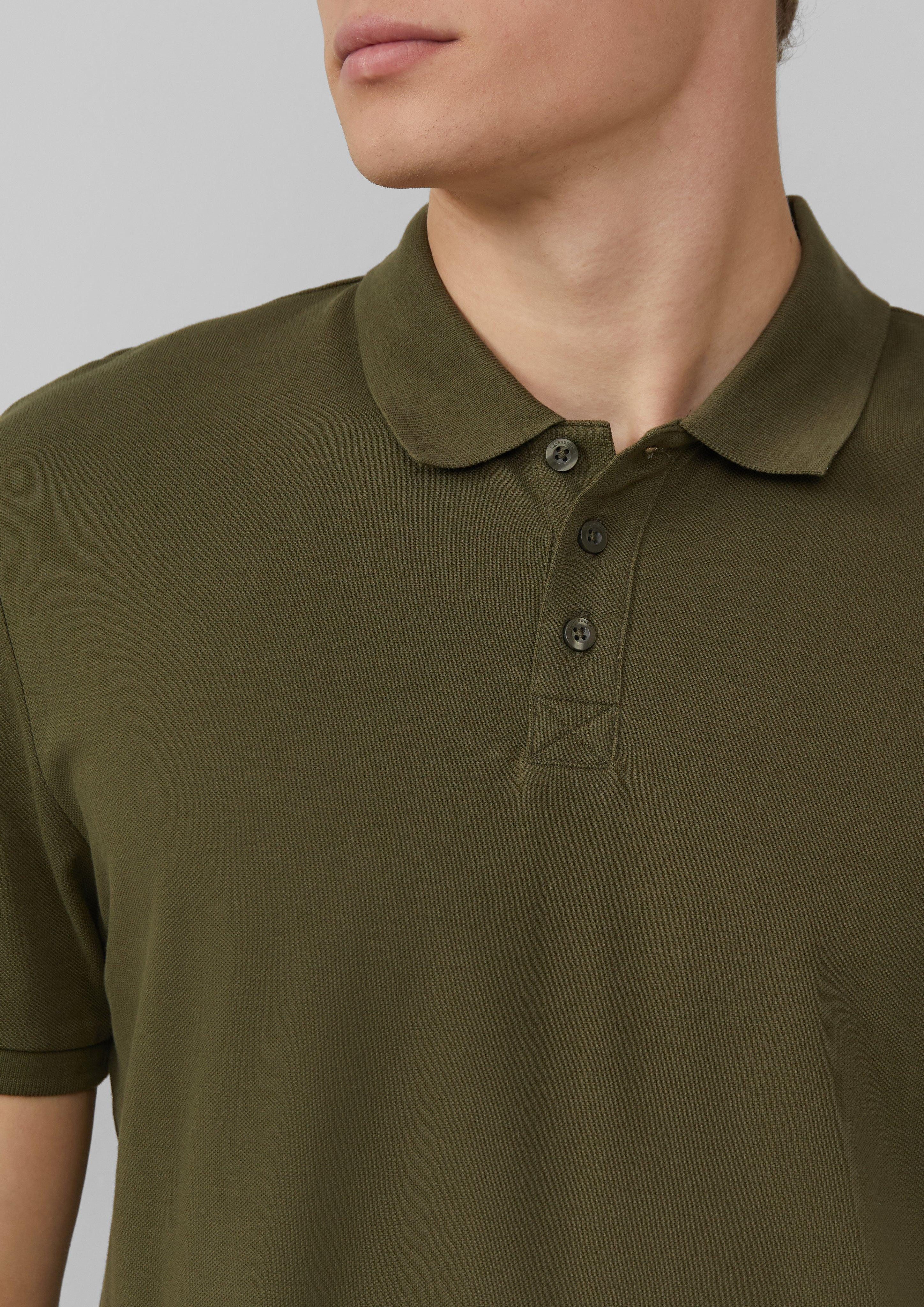 QS Kurzarmshirt Poloshirt aus Piqué günstig online kaufen