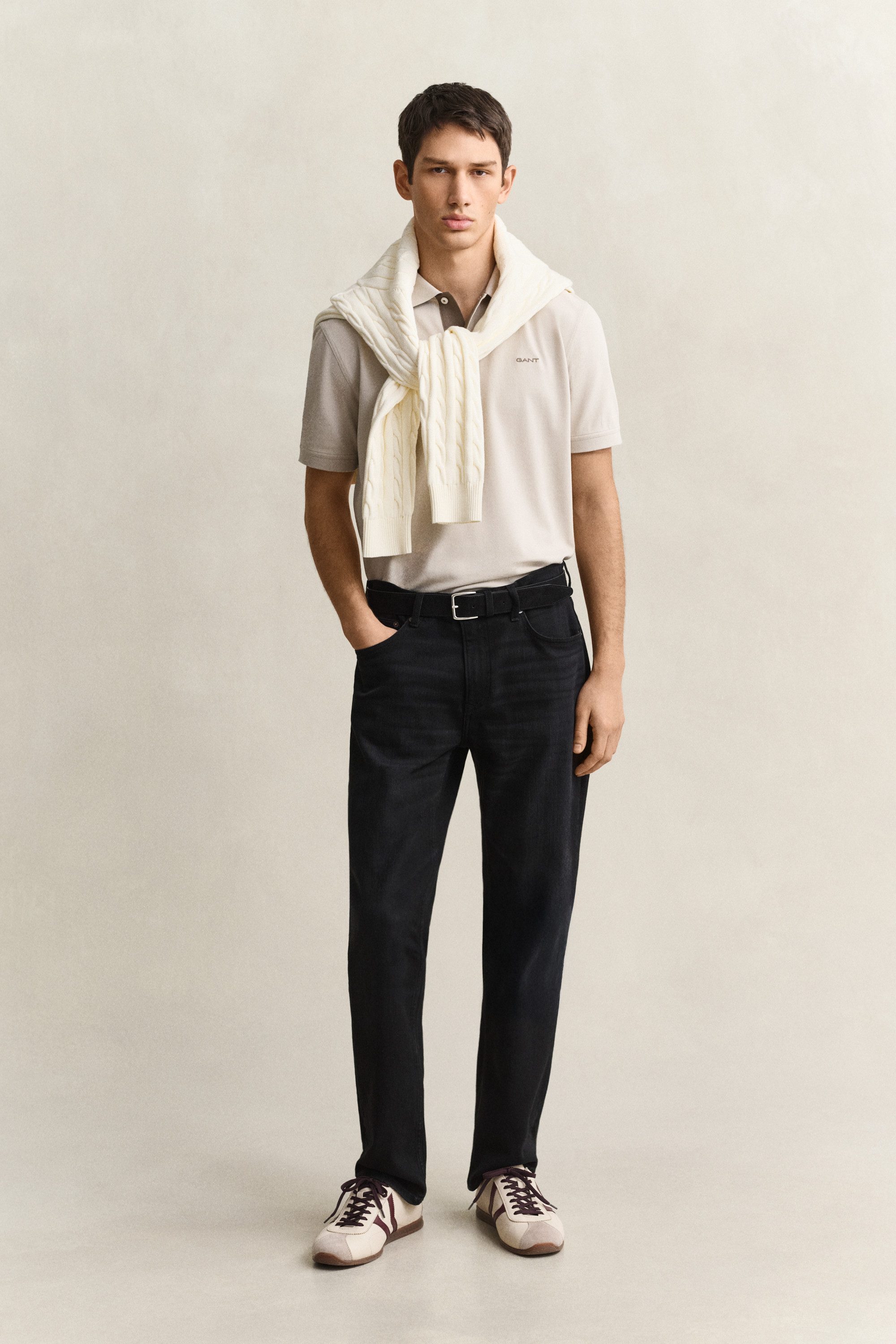 Gant Poloshirt REG CONTRAST PIQUE SS POLO mit kontrastfarbenen Einsätzen – Bild 4 von 5