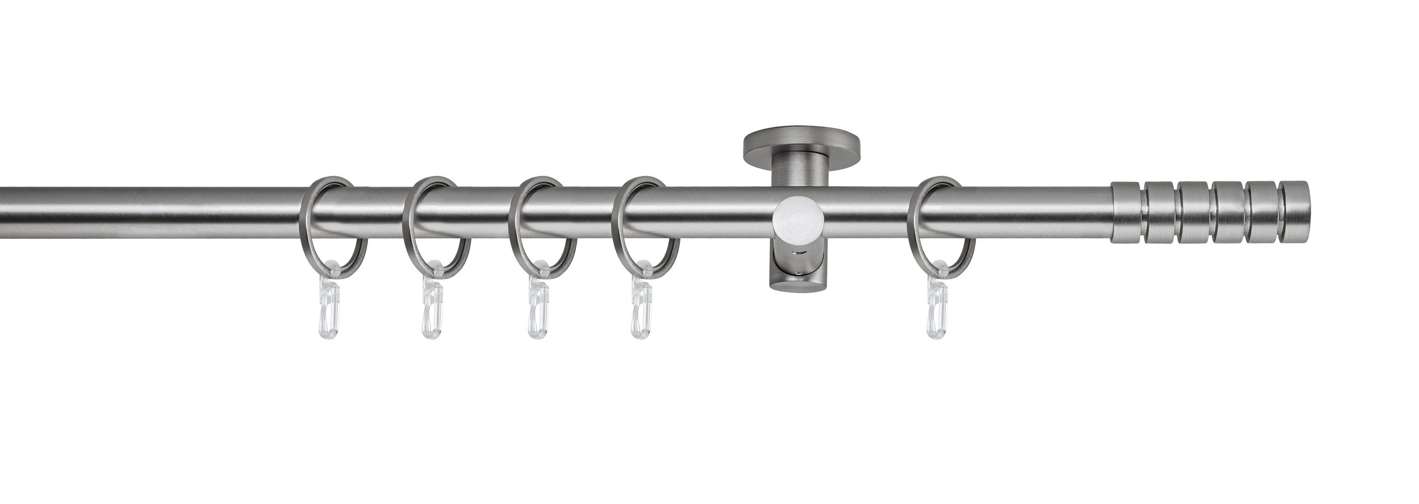 ondeco Gardinenstange Rundrohr Deckenabstand 5,5cm Rille, Ø 20 mm, 1-läufig günstig online kaufen