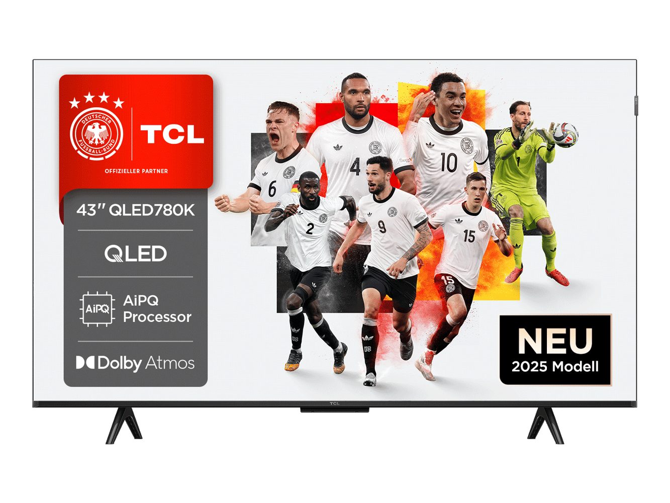 TCL 43QLED780K QLED-Fernseher (43 Zoll, 4K Ultra HD)