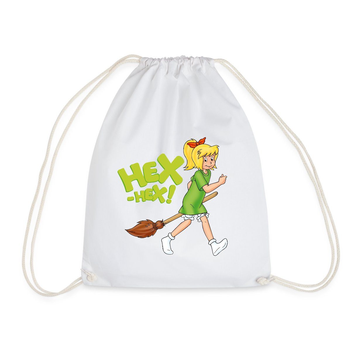 Spreadshirt Turnbeutel Bibi Blocksberg Mit Kartoffelbrei Hex-Hex Turnbeutel (1-tlg)