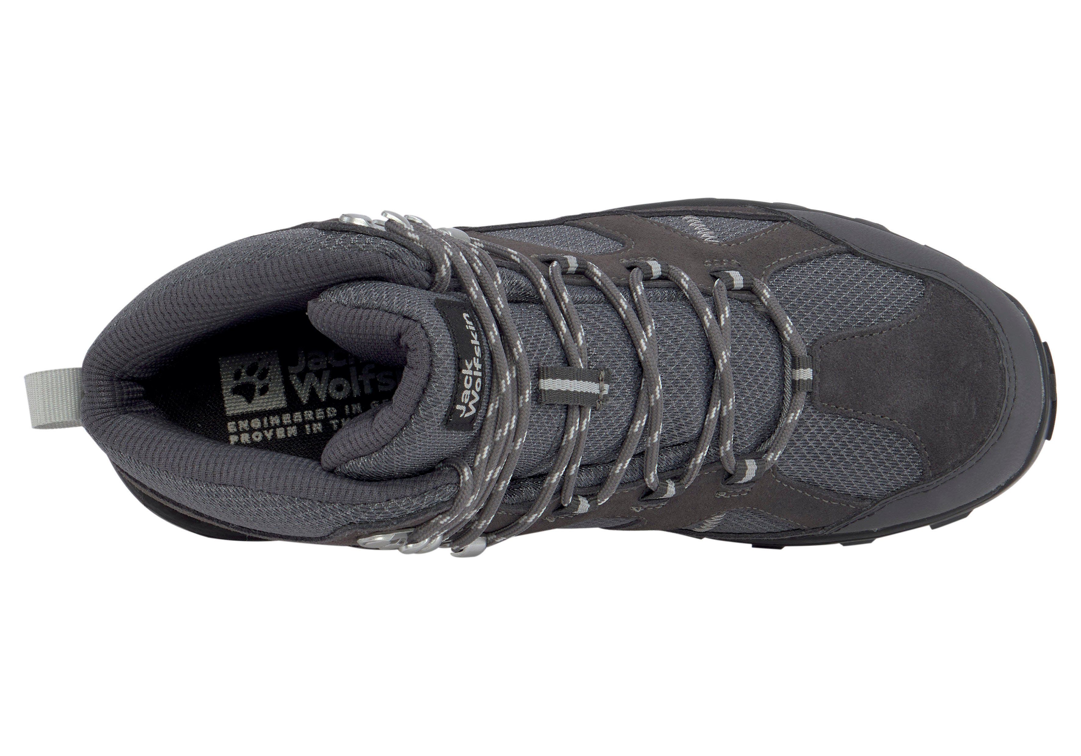 Jack Wolfskin TRAIL HIKER TEXAPORE MID M Wanderschuh wasserdicht, Trekkingschuh