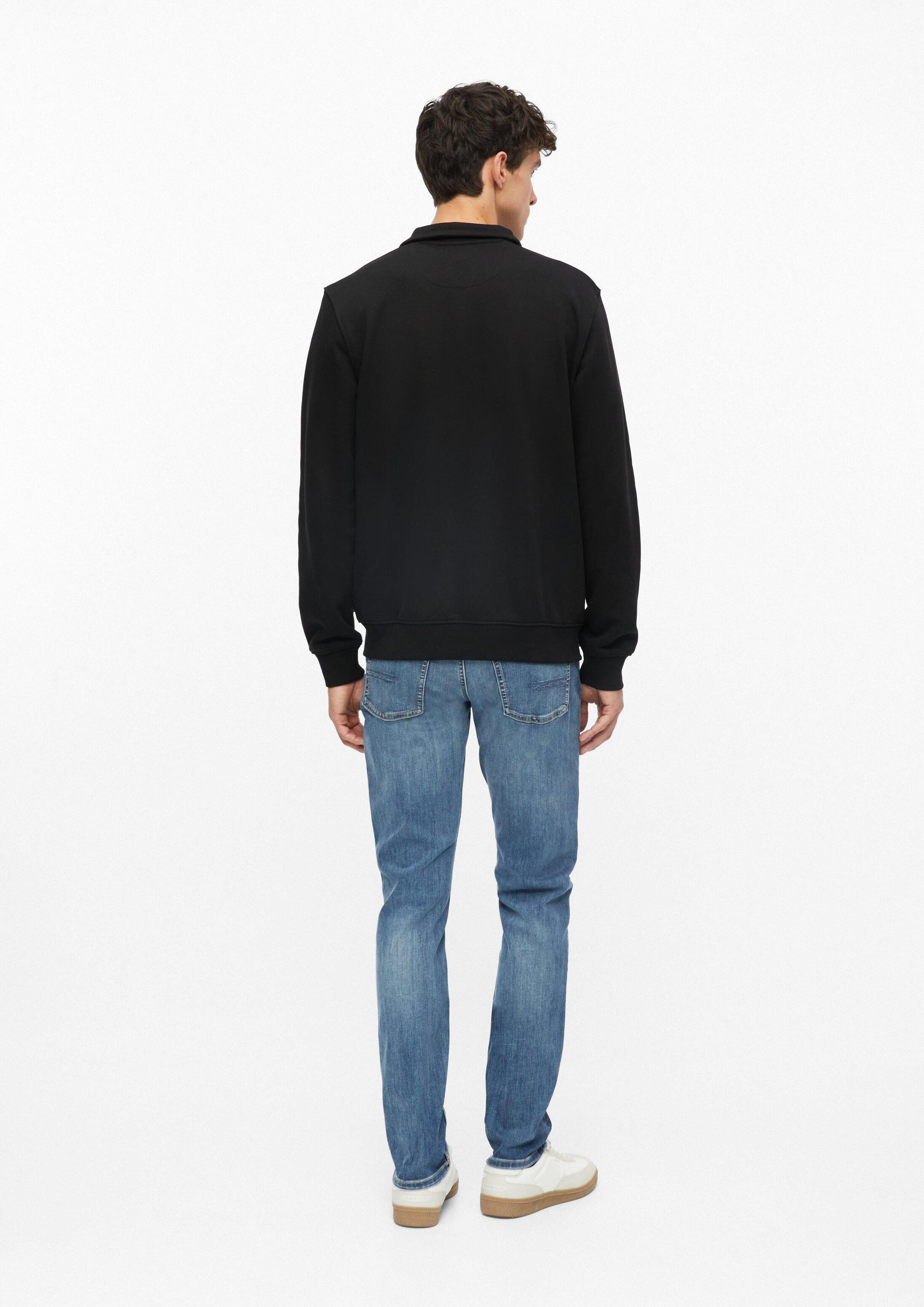 s.Oliver Sweatjacke Sweatshirt Jacke Sweatjacke mit Stehkragen und Eingrifftaschen