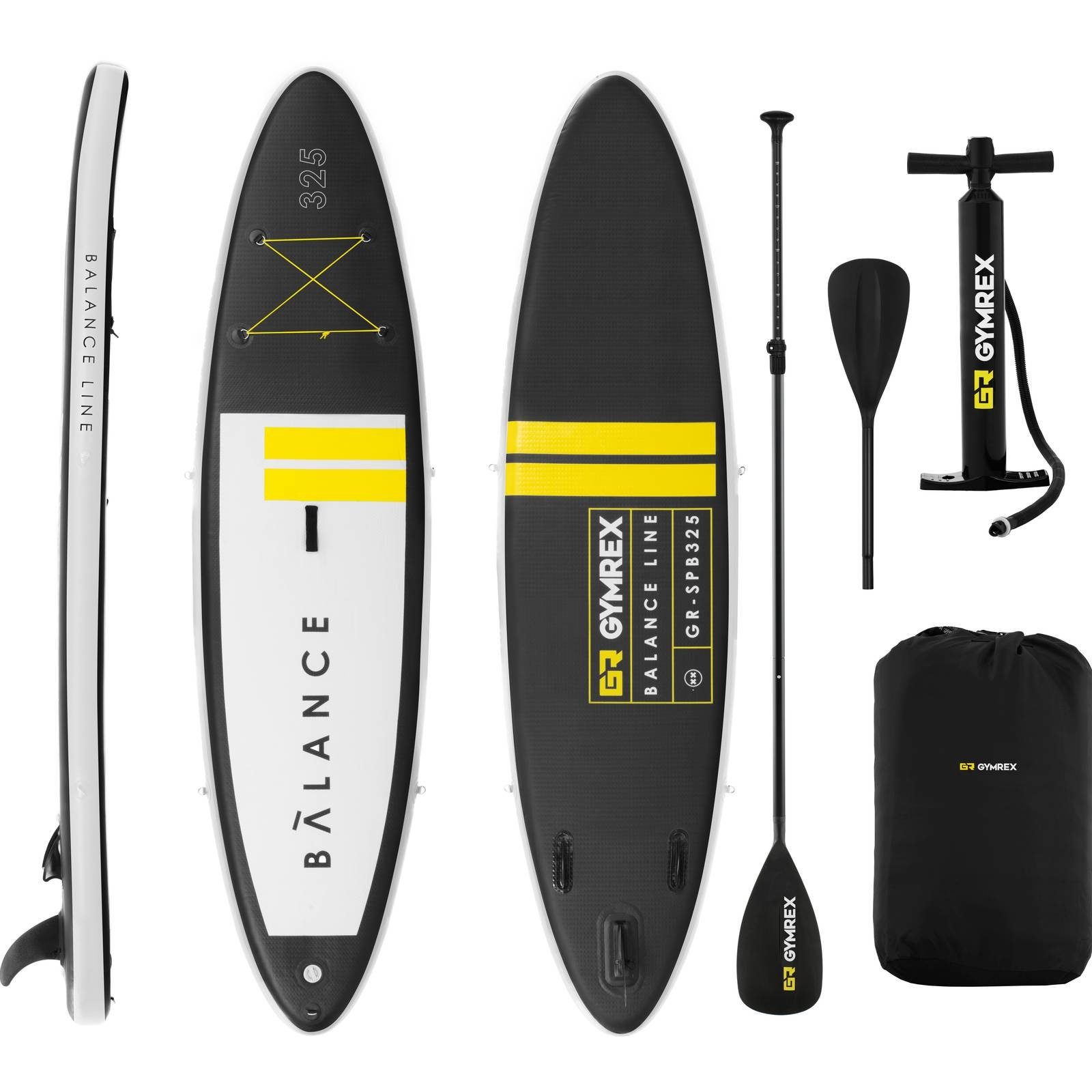 Gymrex Inflatable SUPBoard Stand Up Paddle Board aufblasbar Paddel